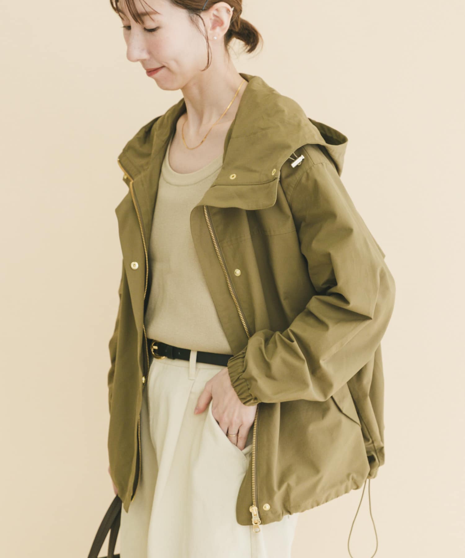 撥水マウンテンパーカー