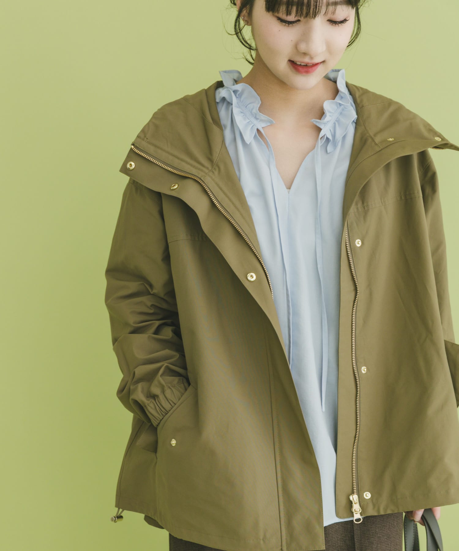 撥水マウンテンパーカー