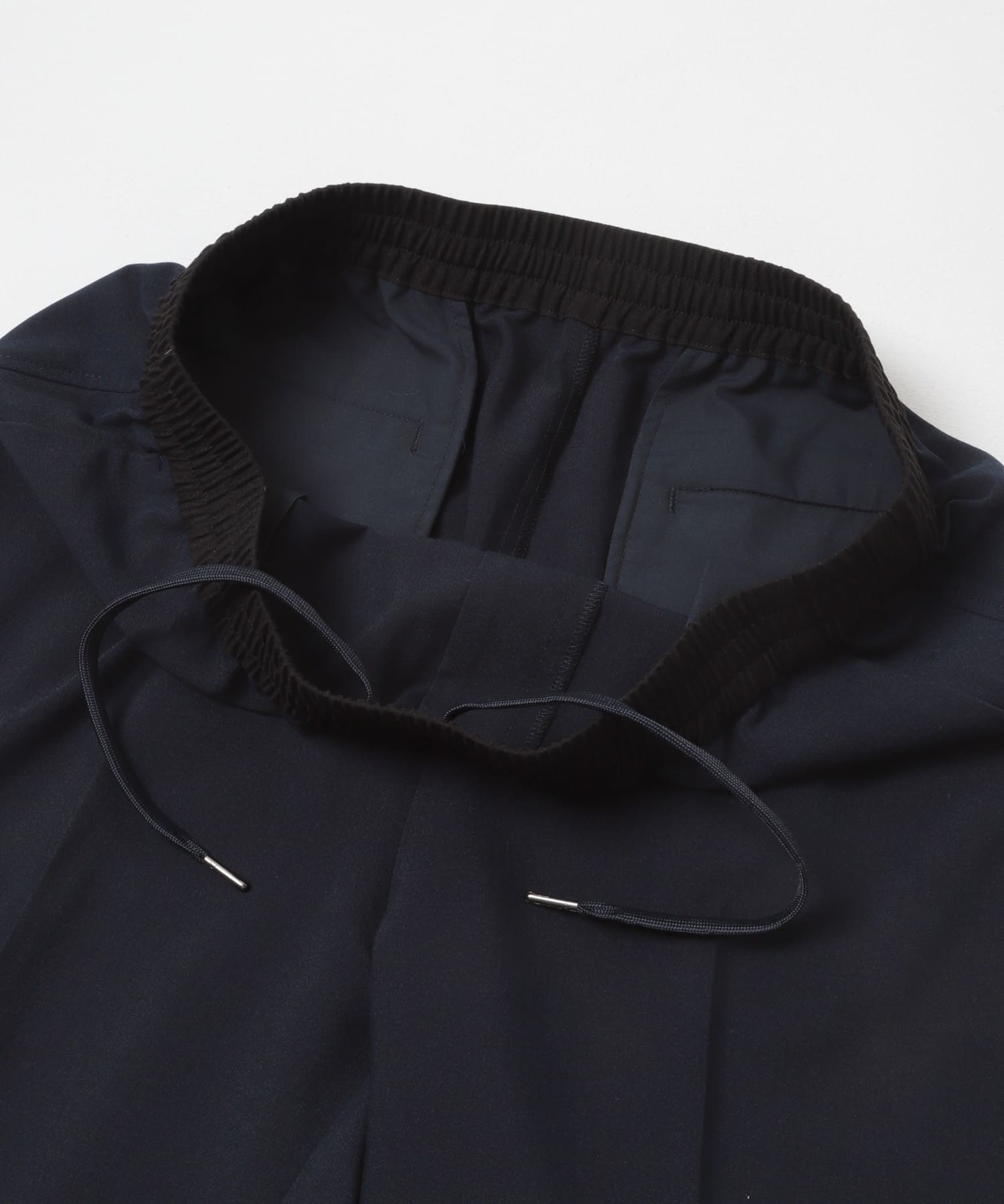 『撥水/防汚/接触冷感』多機能 ウエスト切替 イージーパンツ(楽着シリーズ) NVY M