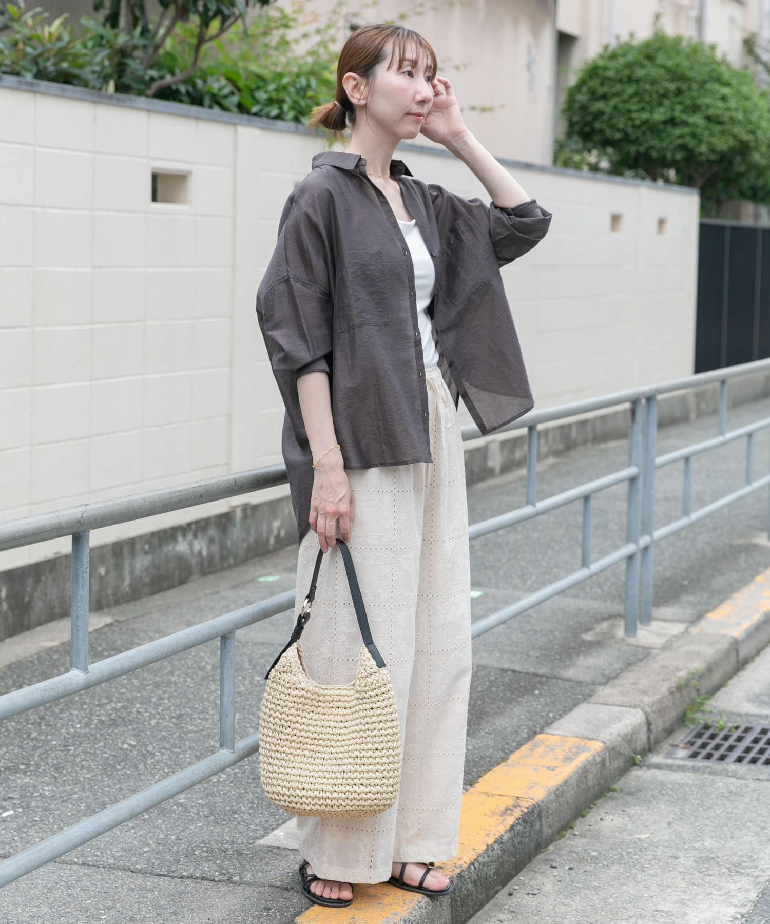 シアーポケットスキッパーシャツ(Free CHA): トップス｜URBAN RESEARCH