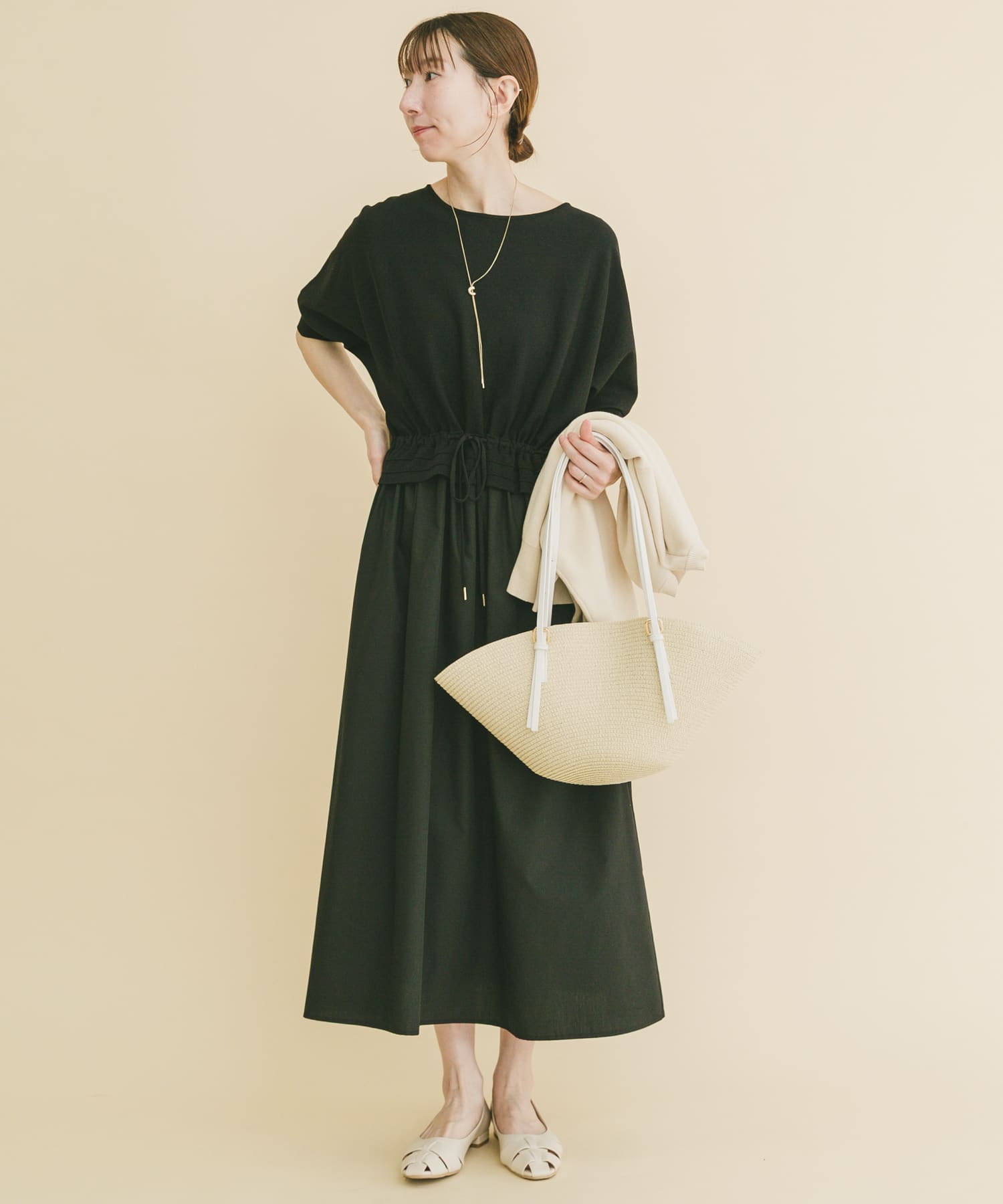 ニットドッキングワンピース