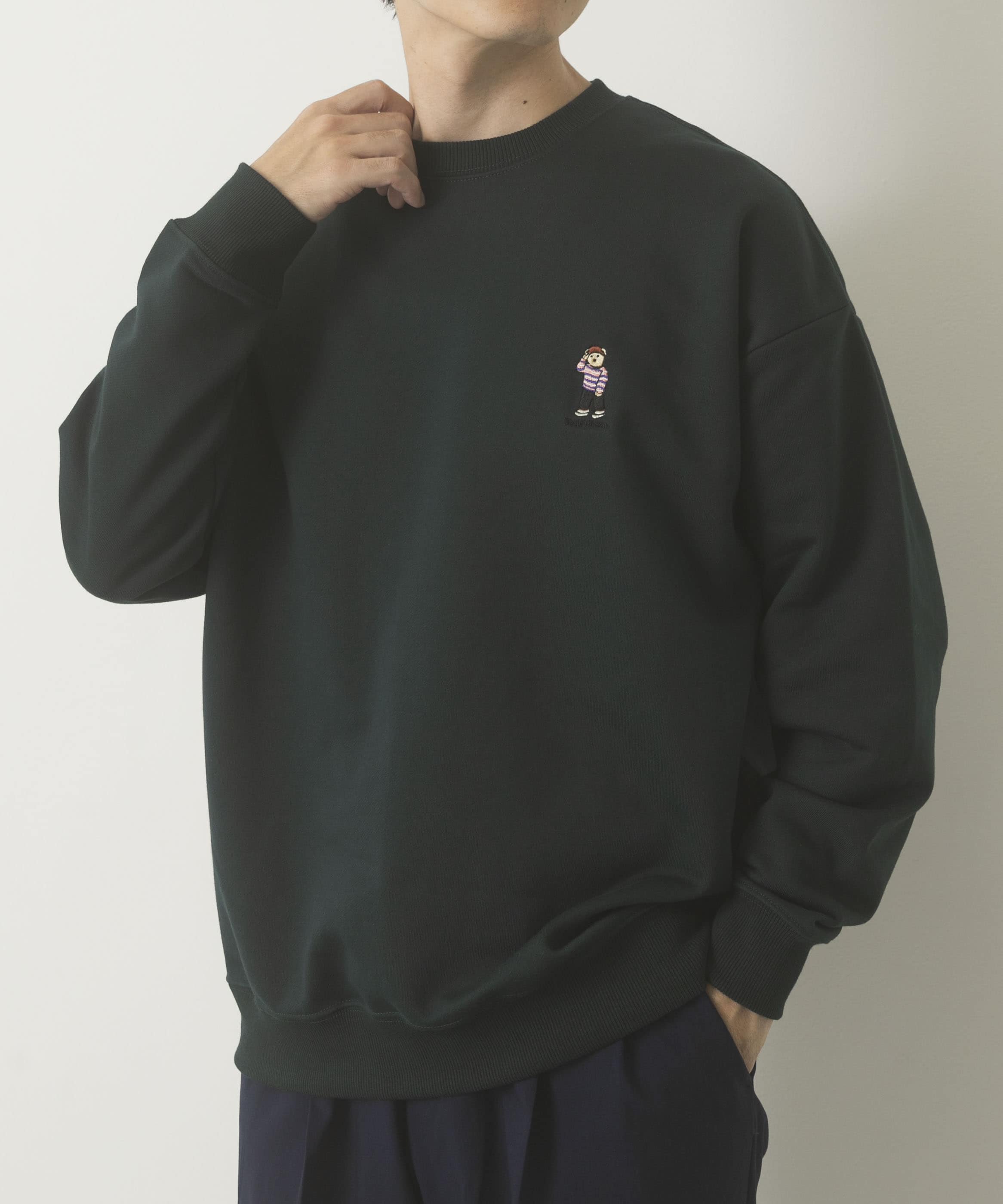 TeddyBear ワンポイント スウェット