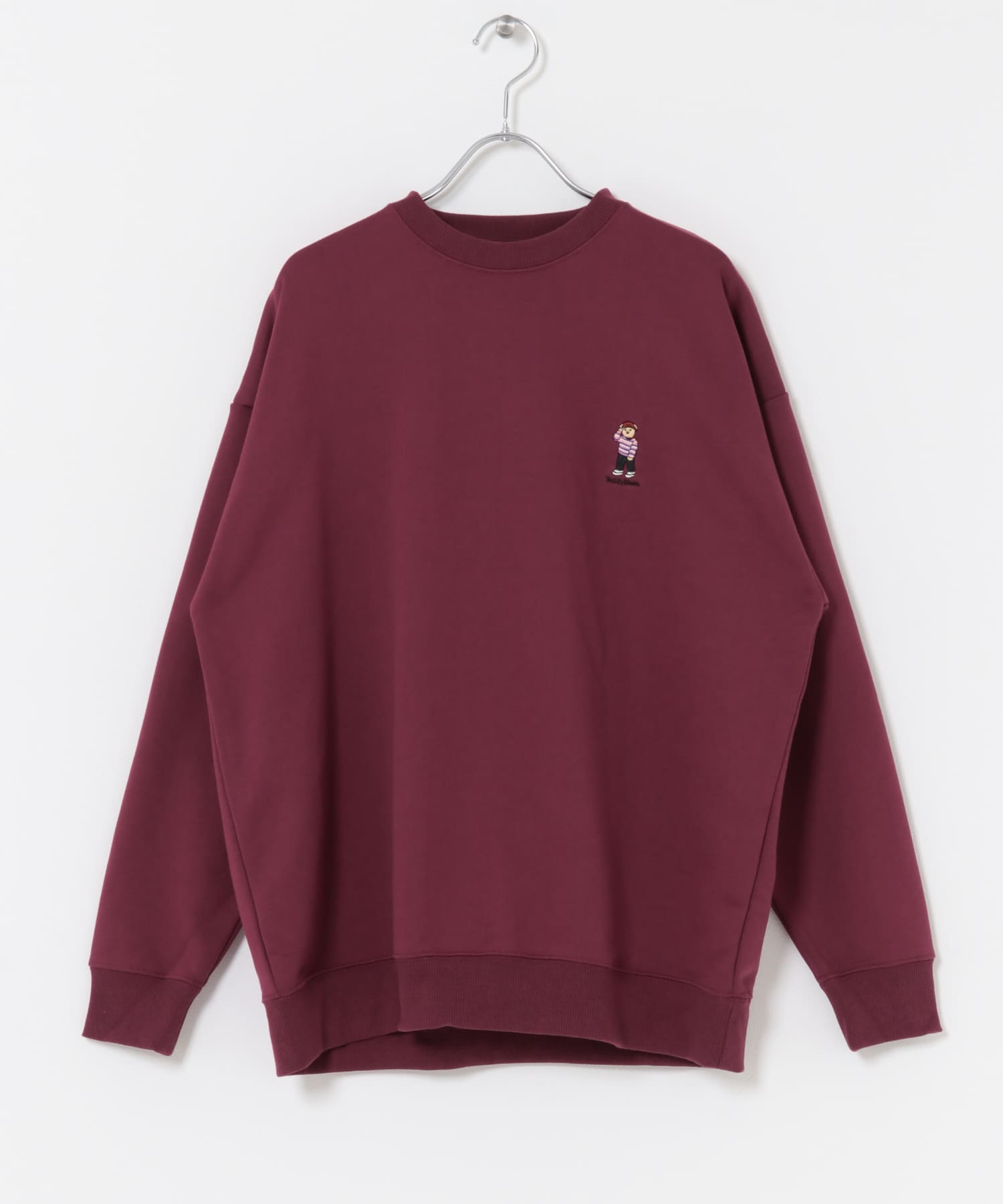 TeddyBear ワンポイント スウェット BGD M