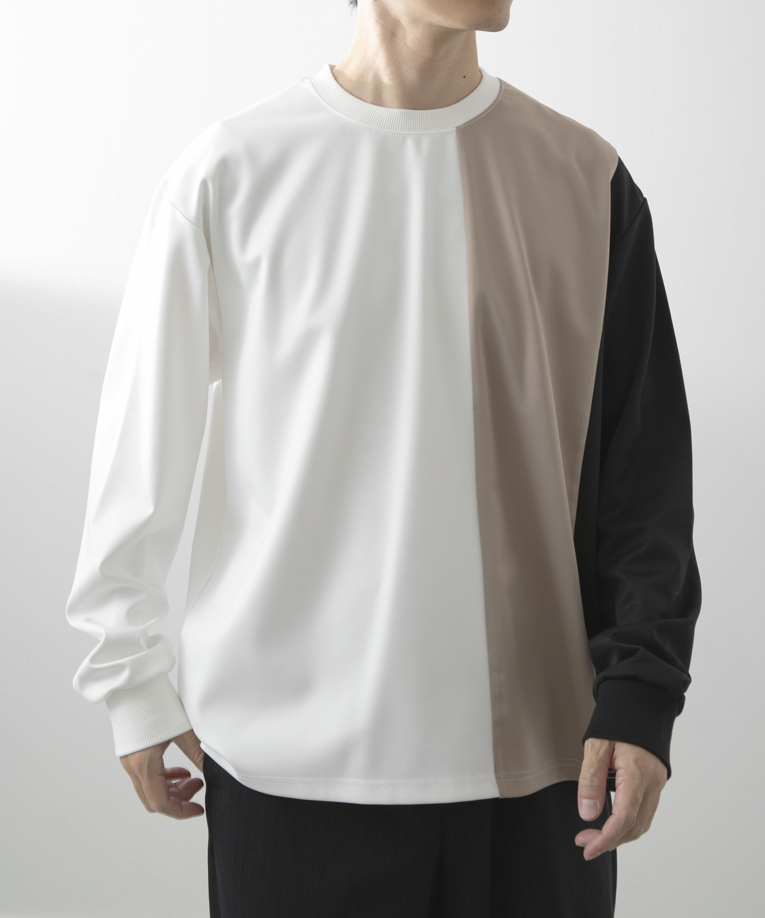 ポンチ切替 ロングスリーブ Tops(M BEG): トップス｜URBAN RESEARCH