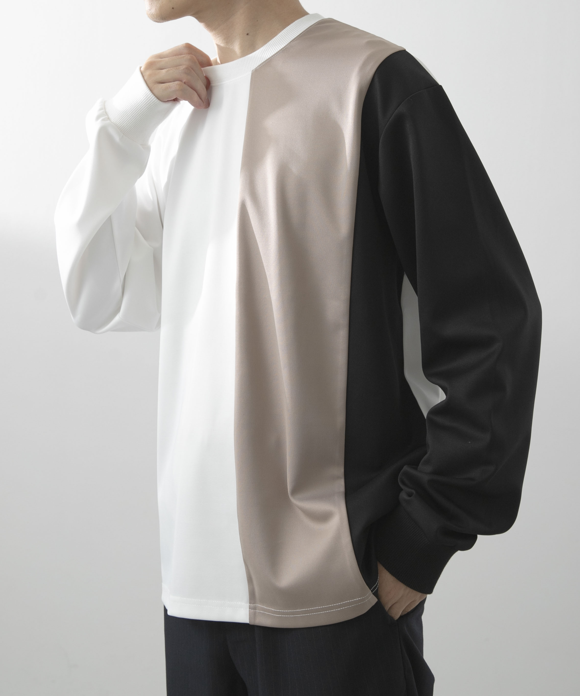 ポンチ切替 ロングスリーブ Tops(M BEG): トップス｜URBAN RESEARCH