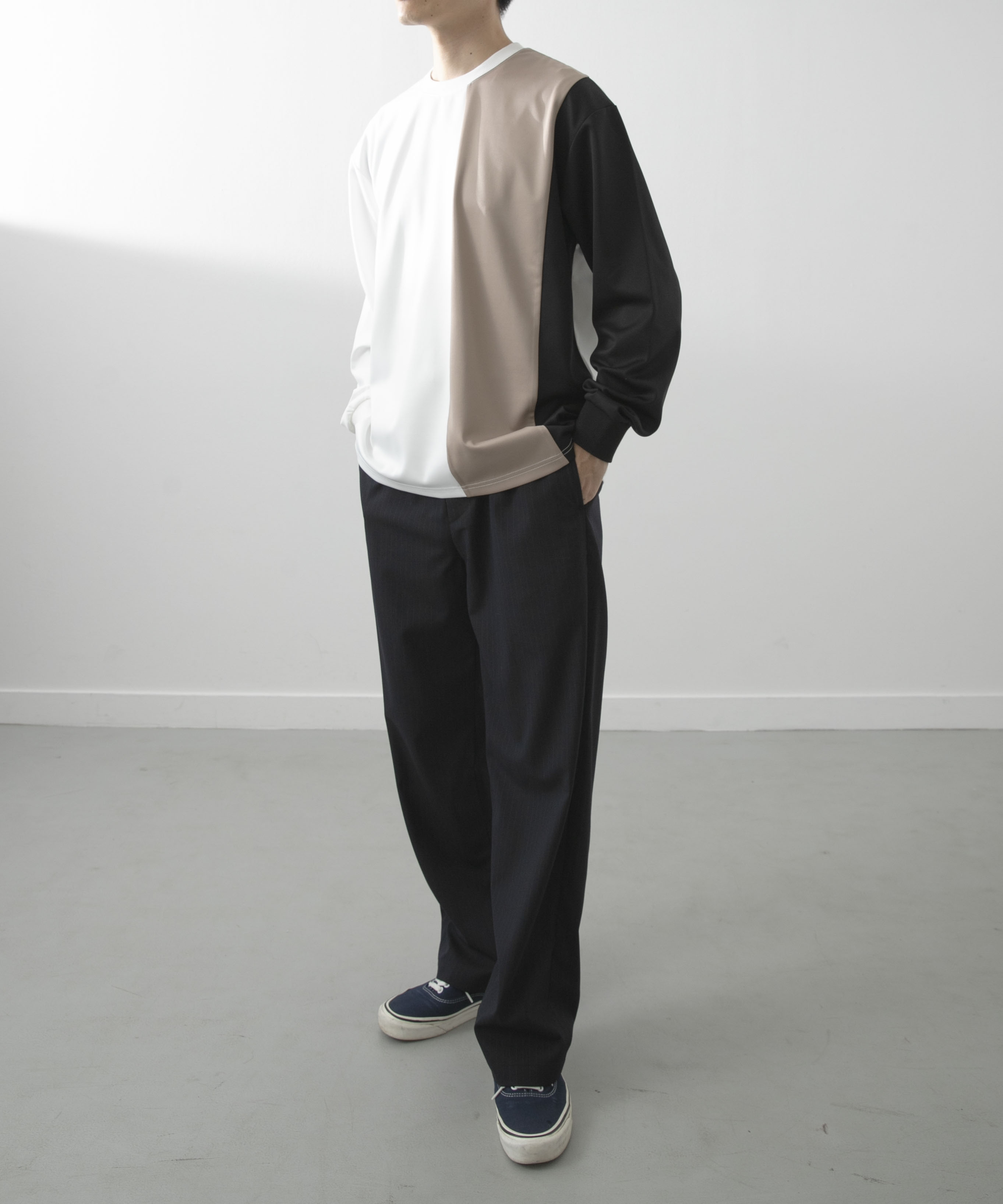ポンチ切替 ロングスリーブ Tops(M BEG): トップス｜URBAN RESEARCH