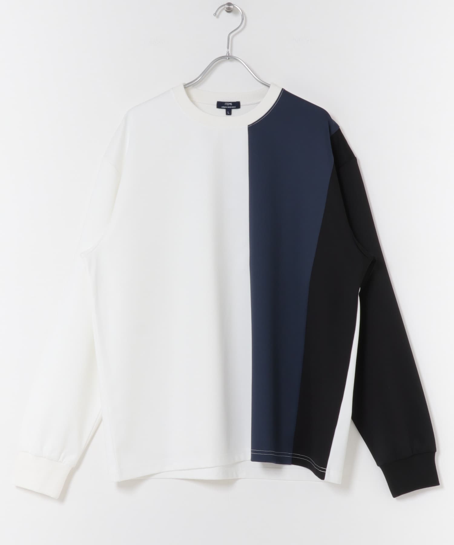 ポンチ切替 ロングスリーブ Tops