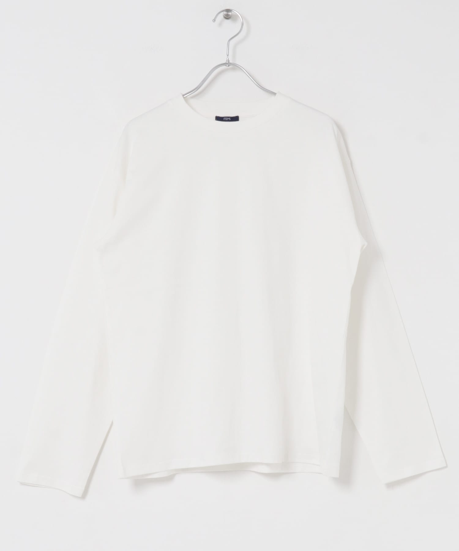 ワッフルニットベスト＋ロングTシャツSET CHA M