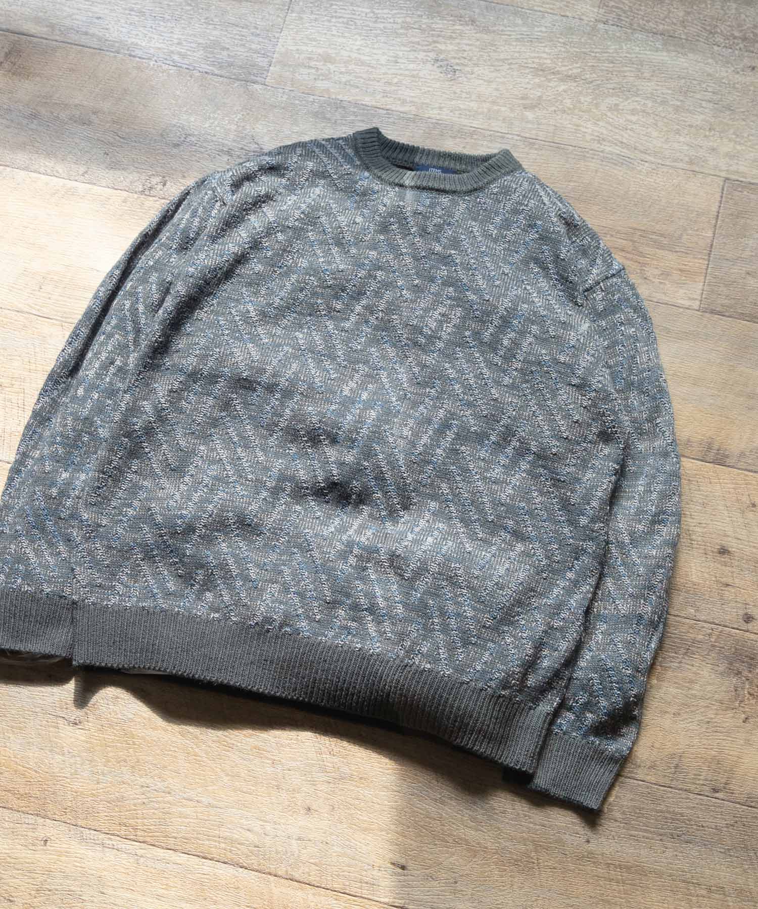 ミックスカラー プルオーバー ニット