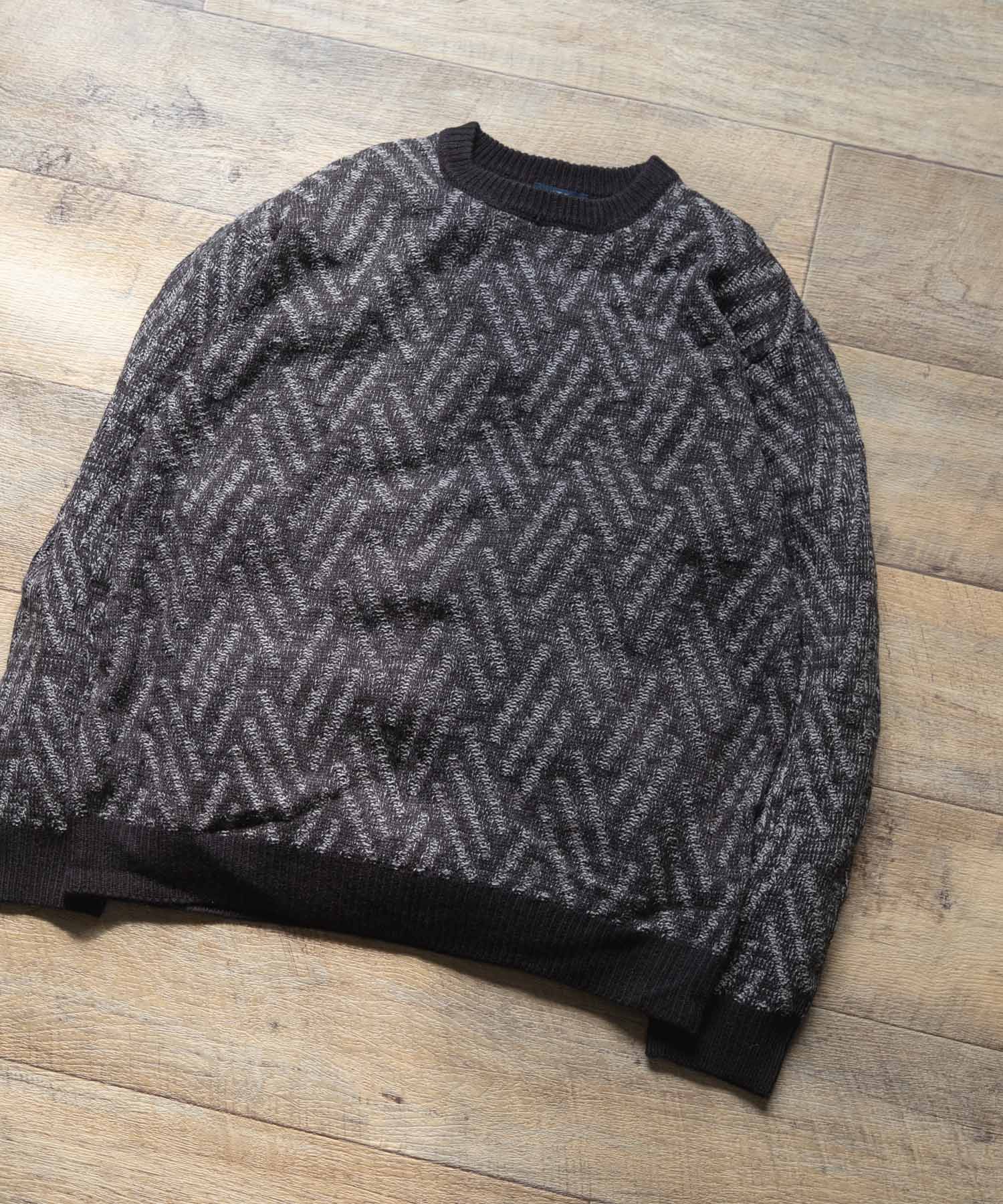 ミックスカラー プルオーバー ニット