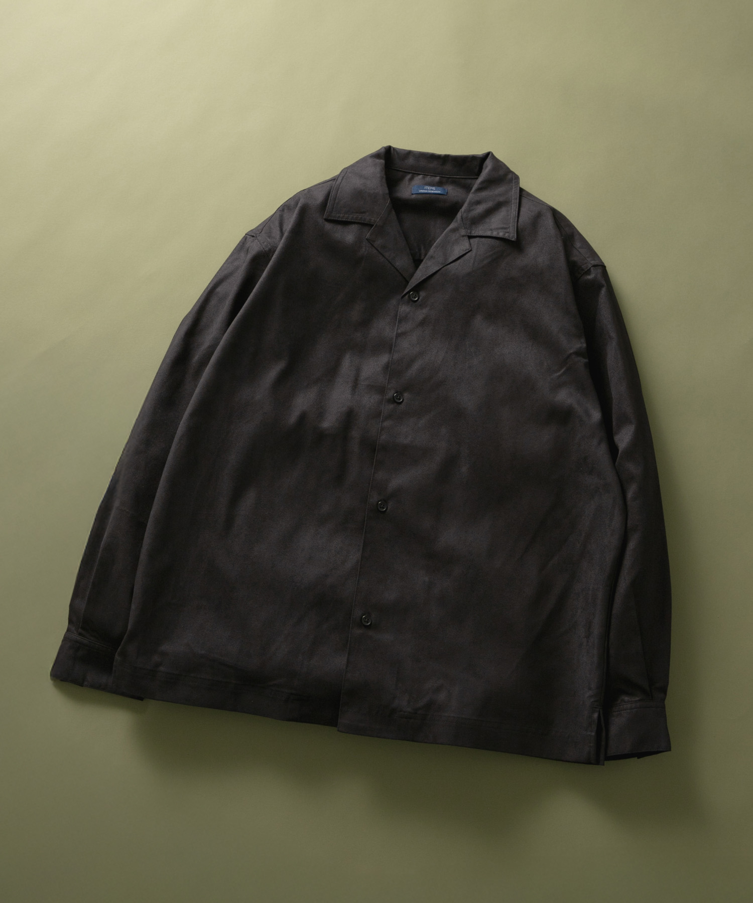 FS Open Collar Shirts BLK M