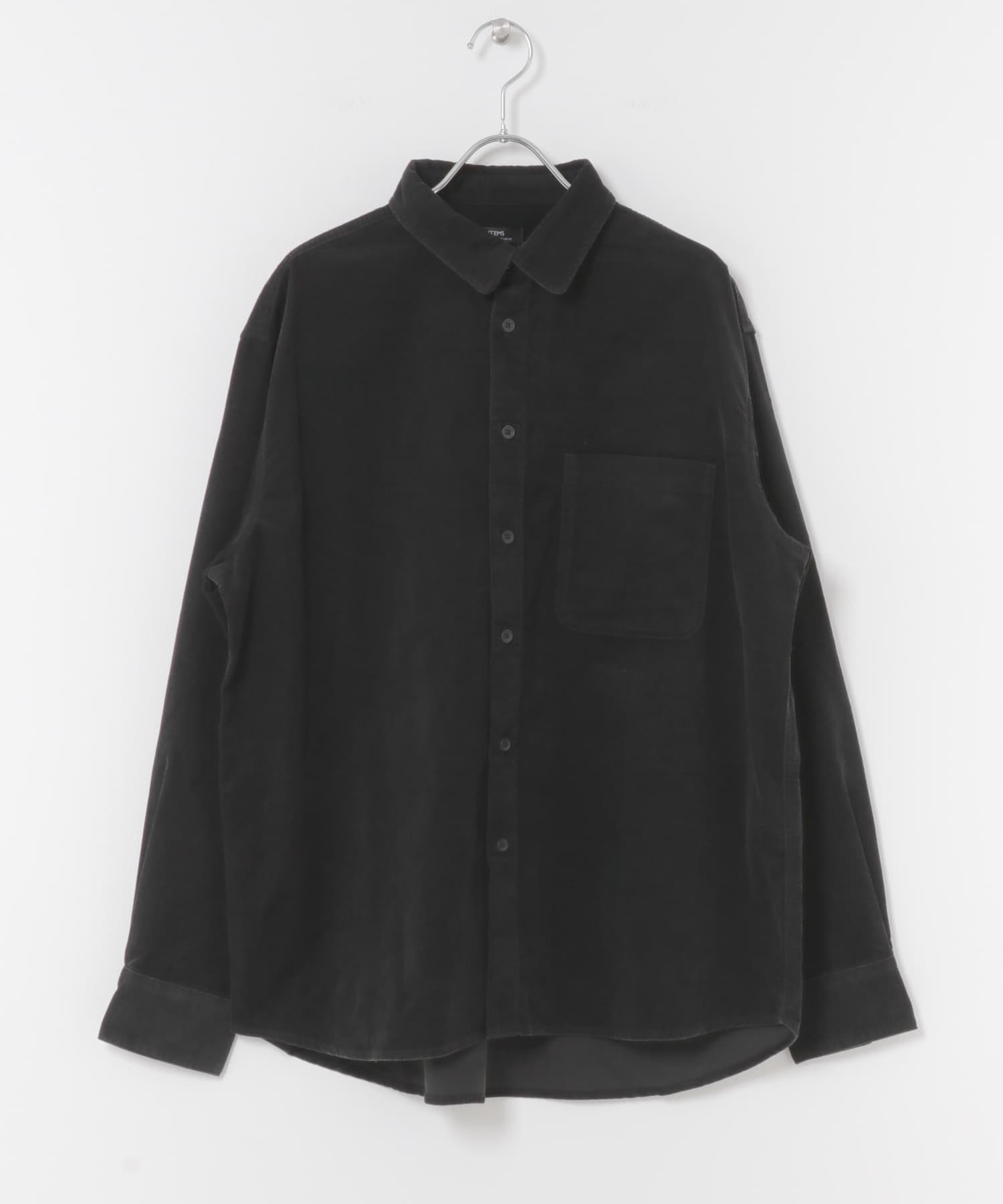 Souplement Corduroy Shirts BLK M