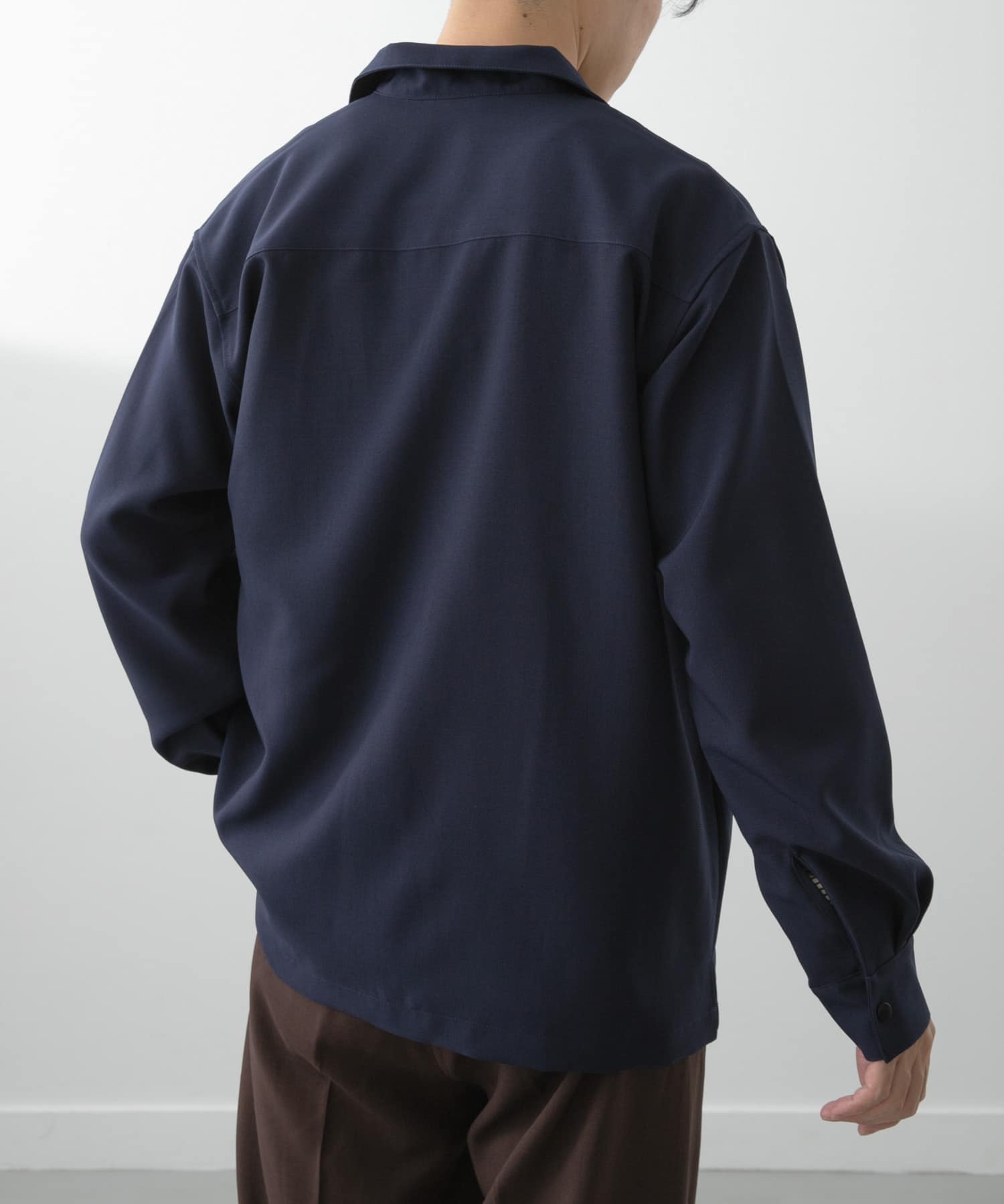 2wayストレッチロングスリーブスナップシャツ(M NVY): トップス｜URBAN