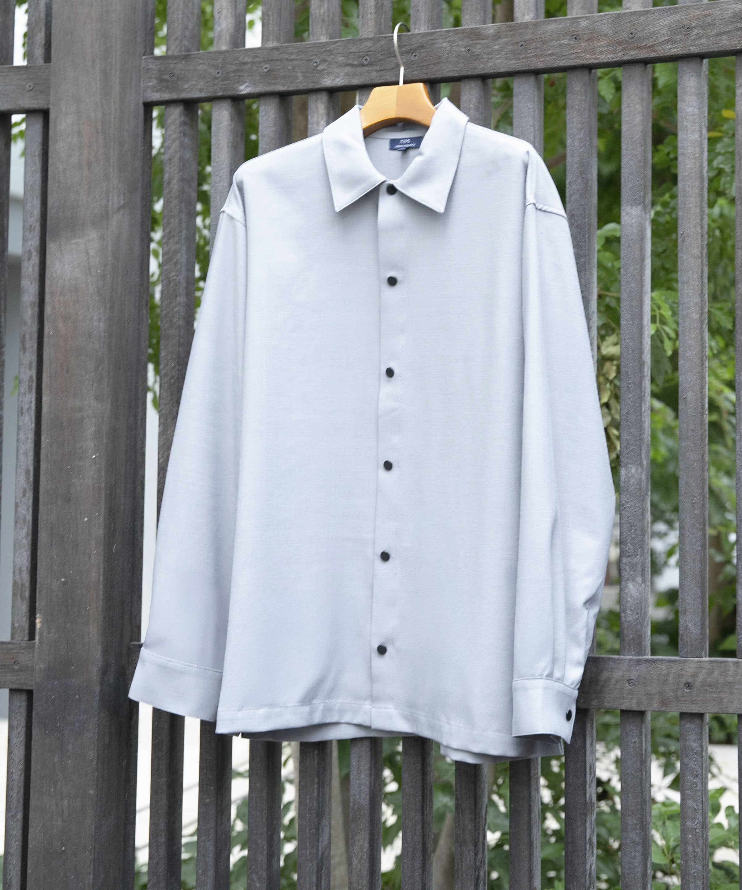 2wayストレッチロングスリーブスナップシャツ GRY M