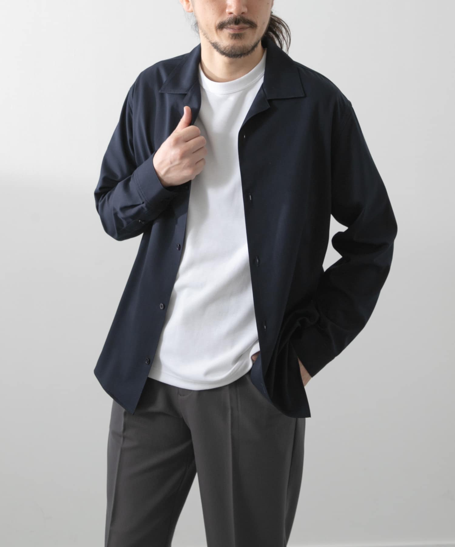 FINE WOOL Blend Shirts