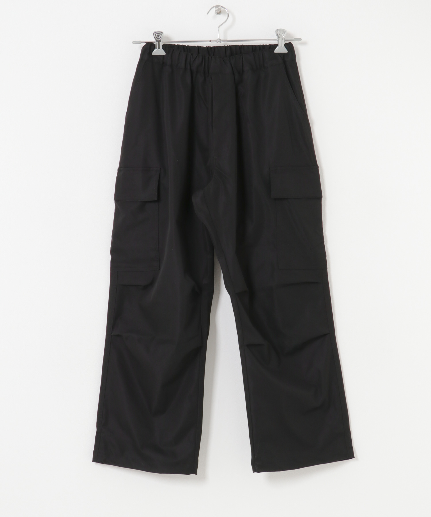 ウエストイージー ポリツイル カーゴパンツ BLK M