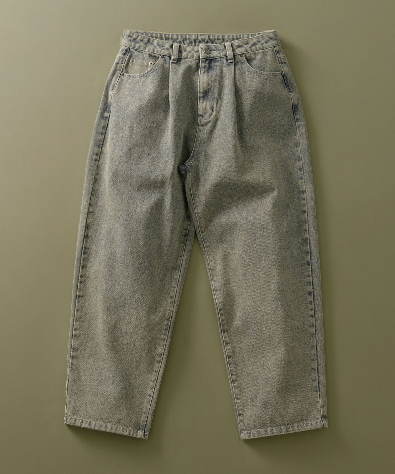 Dusty Wide Tapered Jeans