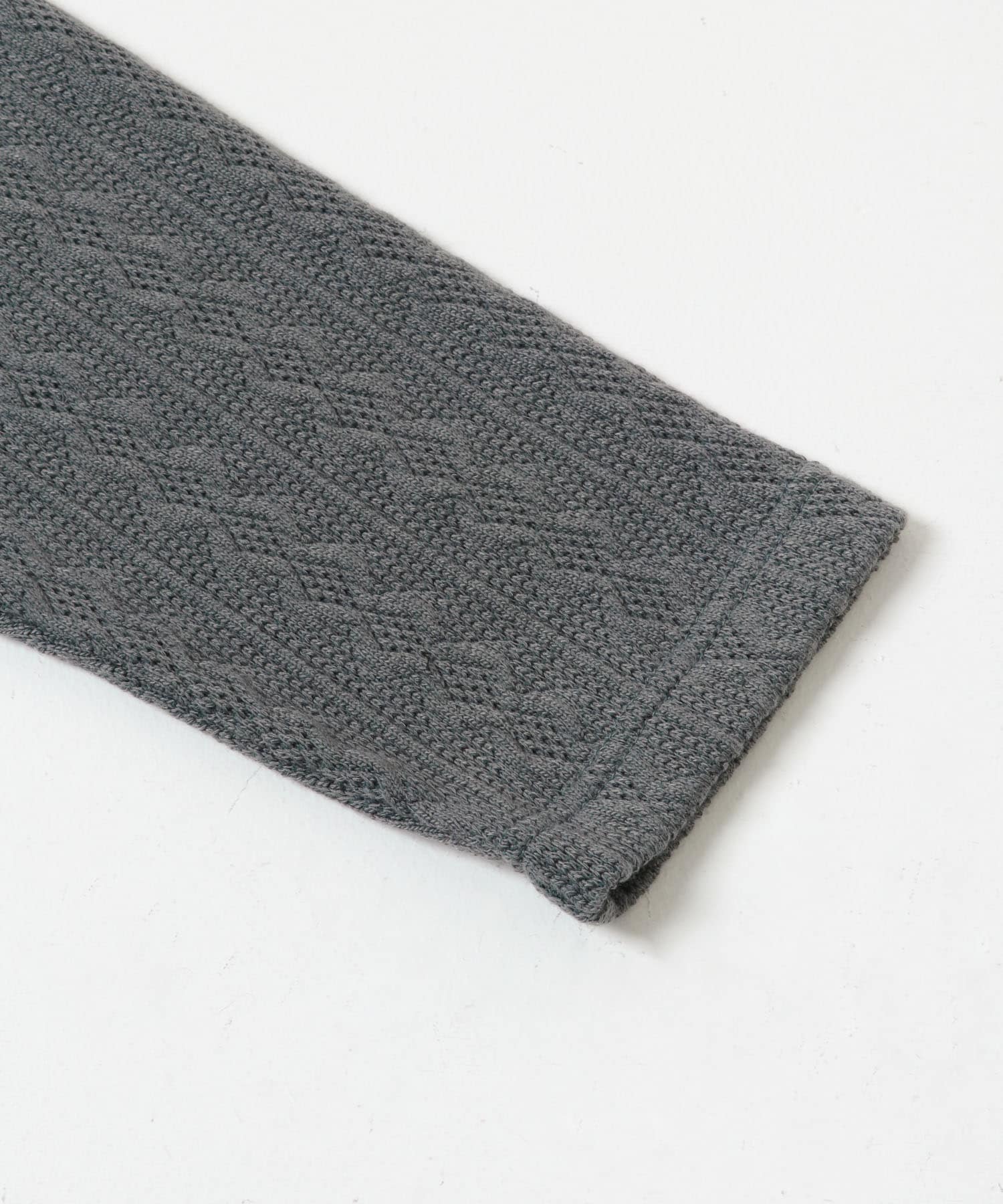 ニット テーラード ジャケット GRY M