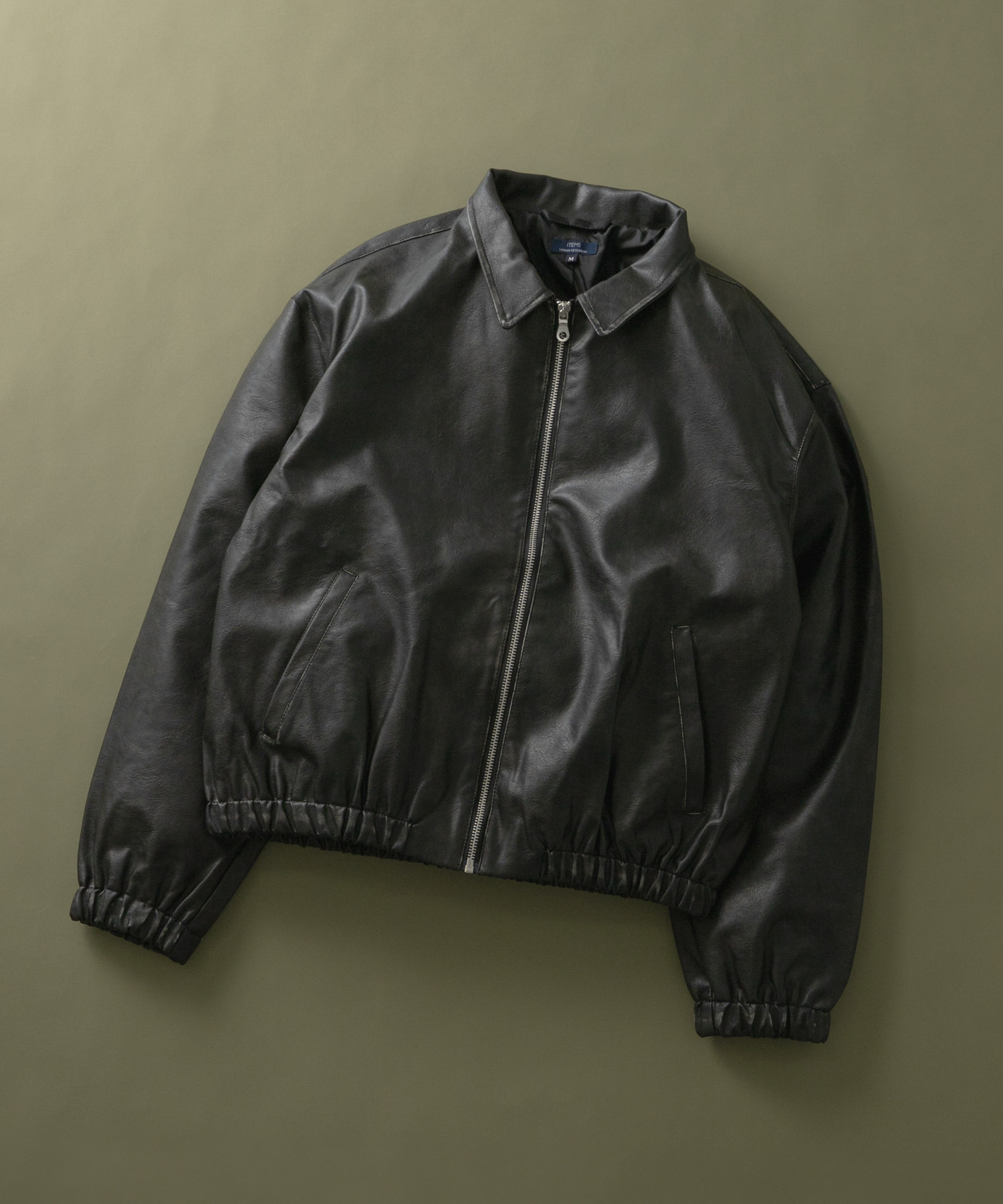 F.L. ジップアップ ジャケット FADED BLK M