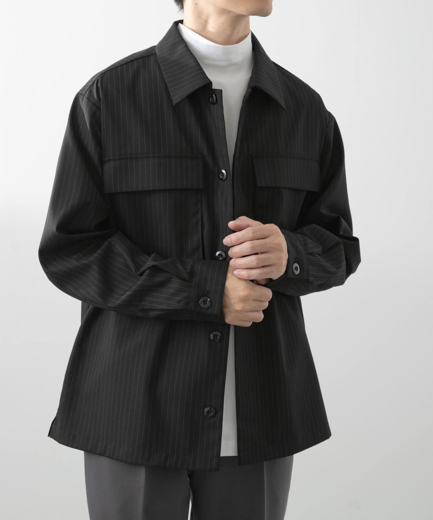 Pinstripe Flyfront Jacket(M NVY): アウター｜URBAN RESEARCH公式