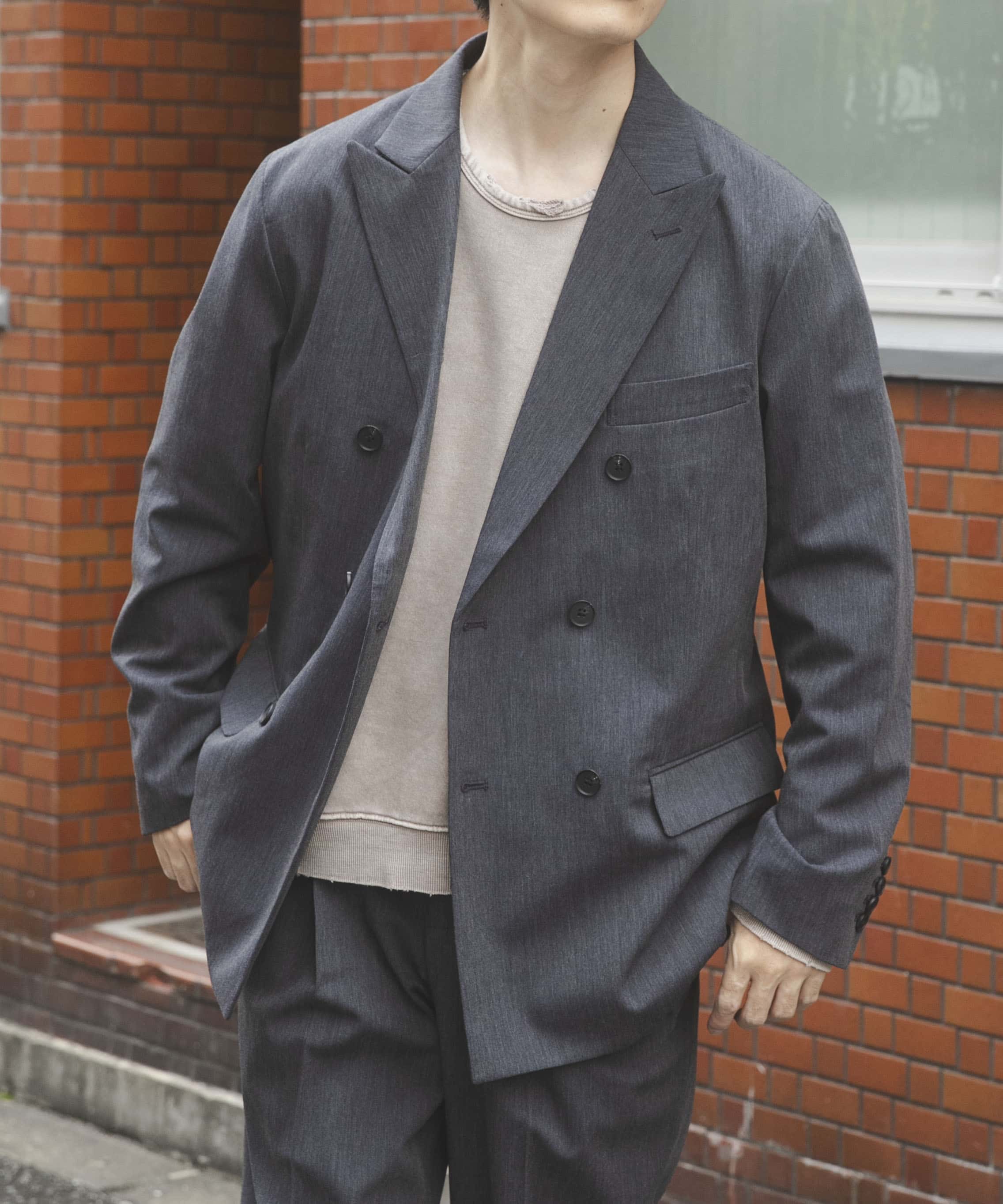 【CHA】Gabardine Double Blest Jacket Gabardine Double Blest Jacket(M BLK): アウター｜URBAN RESEARCH公式