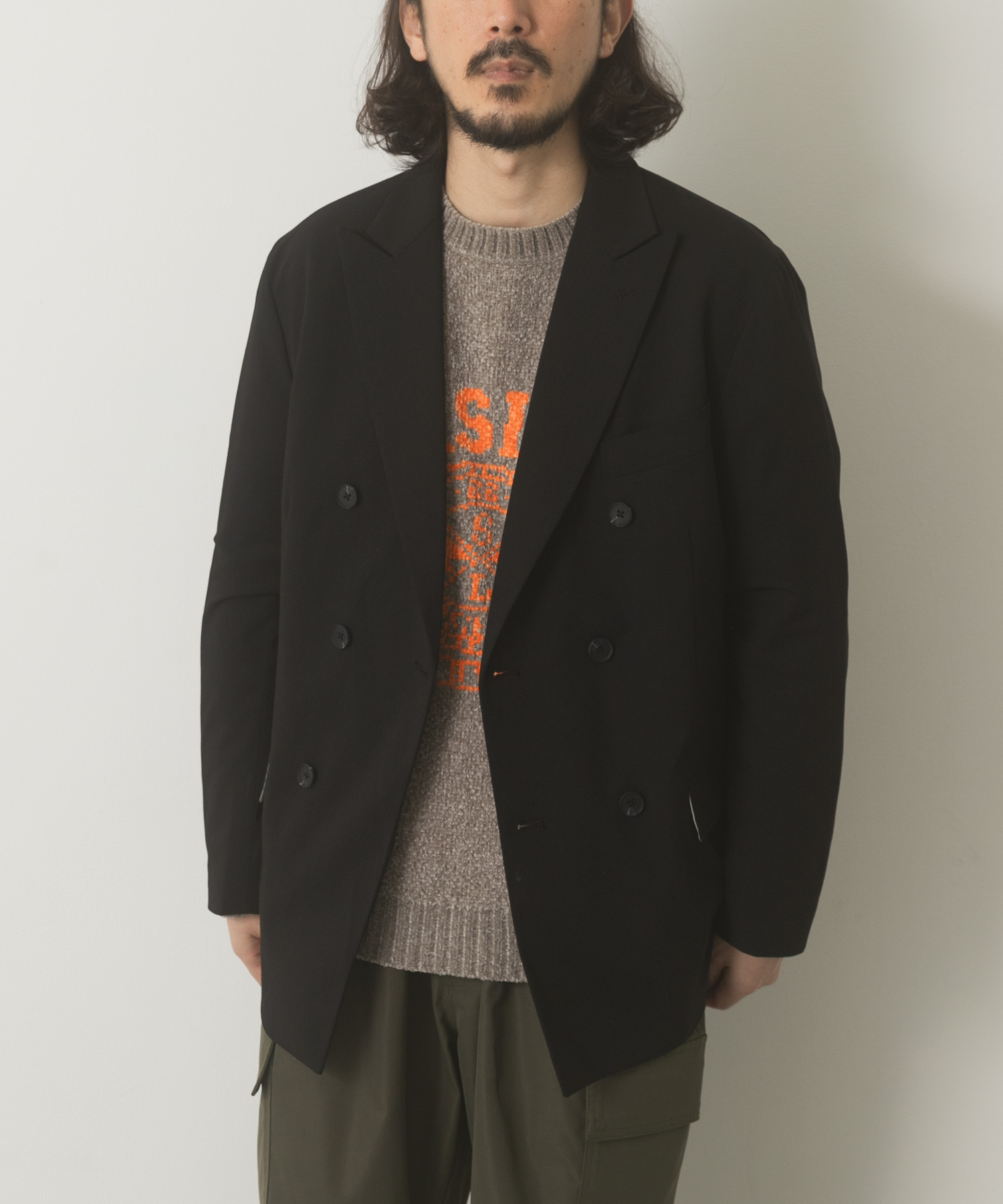 Gabardine Double Blest Jacket