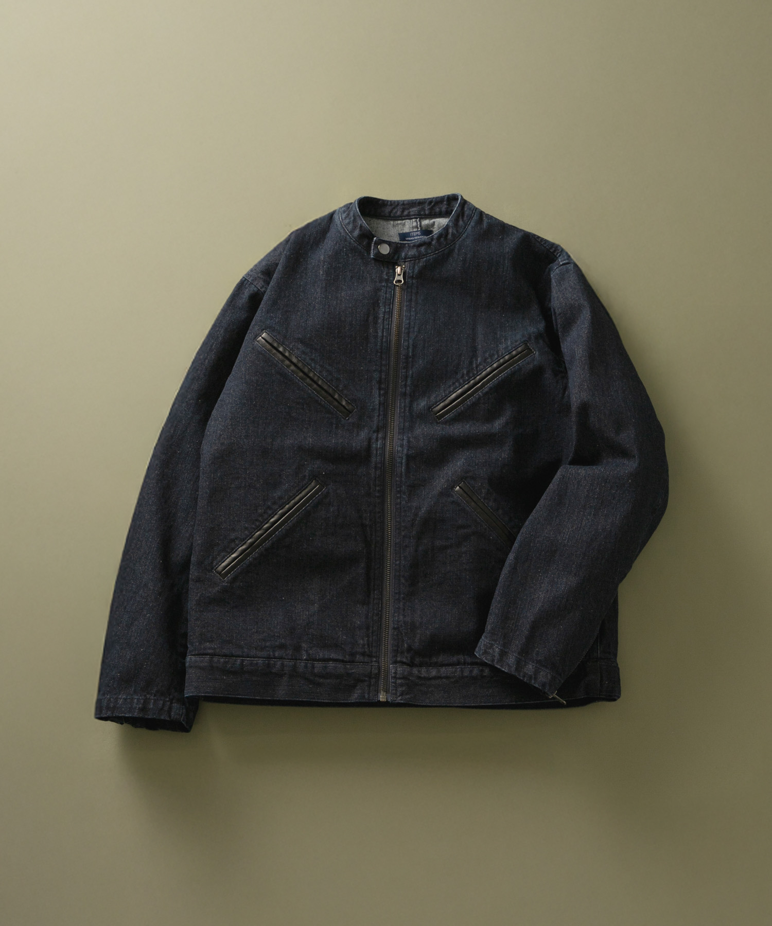Denim Single Riders Jacket O.WSH L