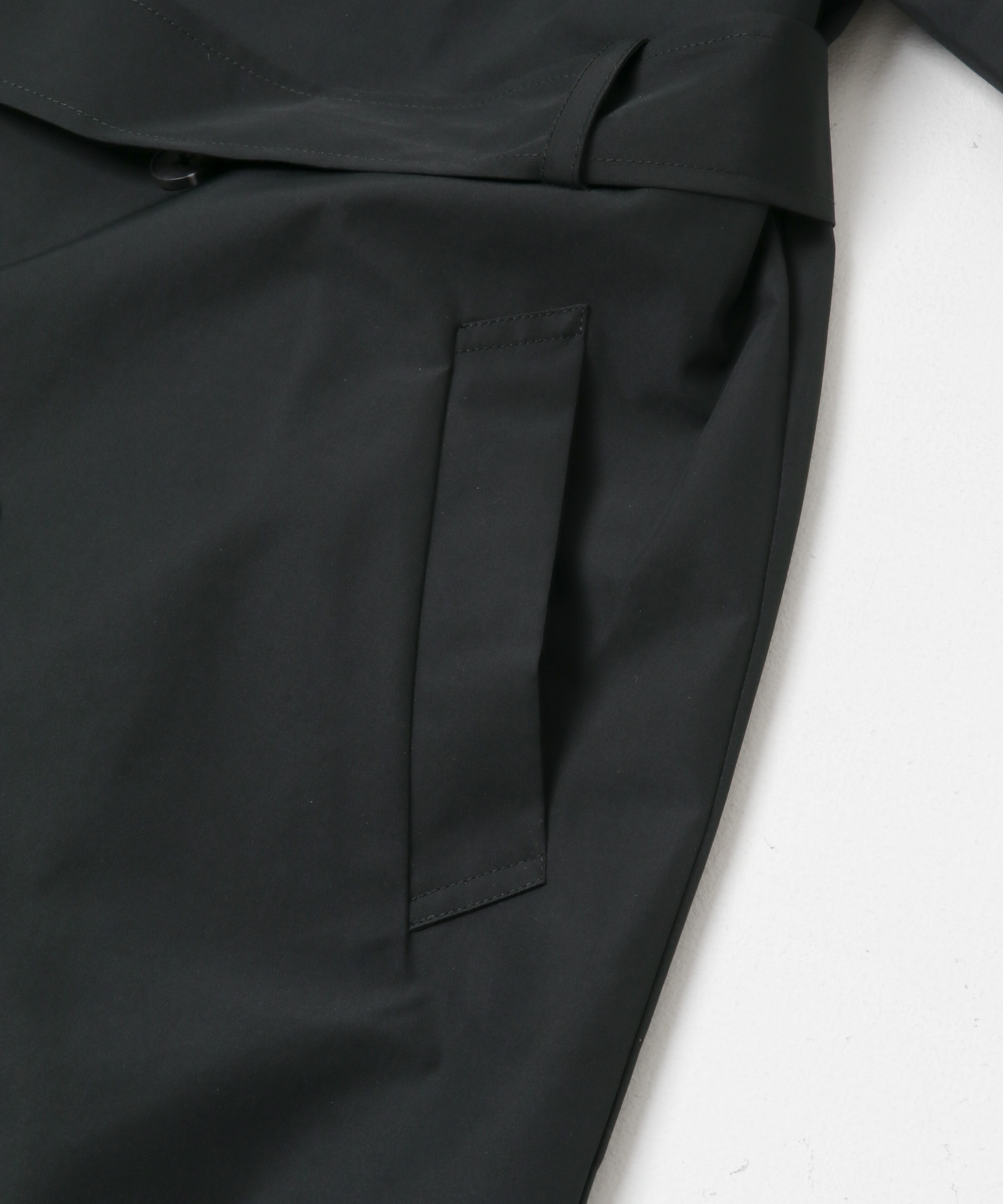 撥水×防風 3LAYERSトレンチコート BLK M