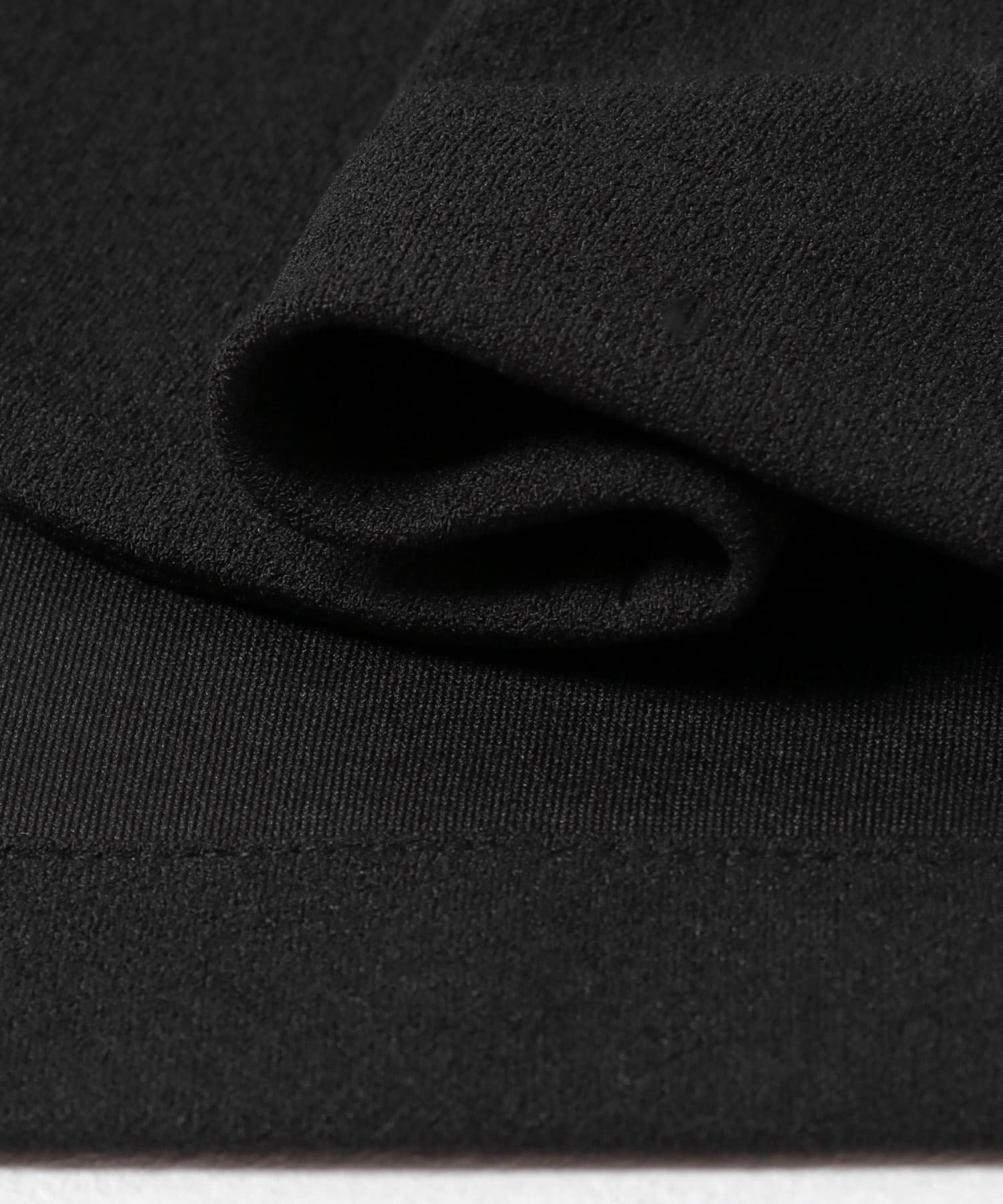 クレープジョーゼットノーラペルジャケット BLK M