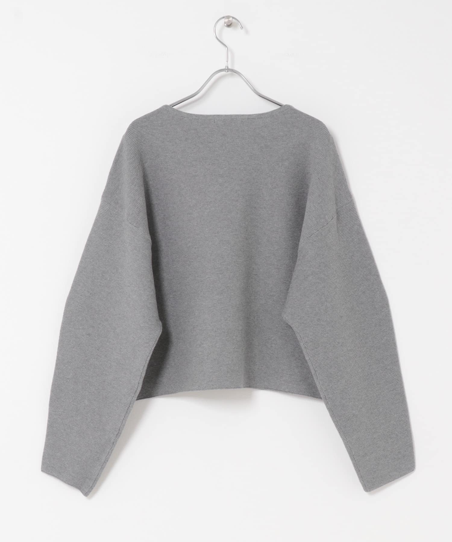 バナナスリーブニット GRY FREE