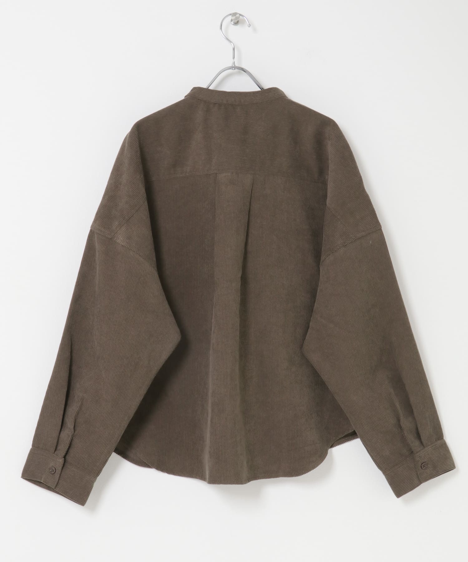 コーデュロイポケットシャツ CHOCO FREE