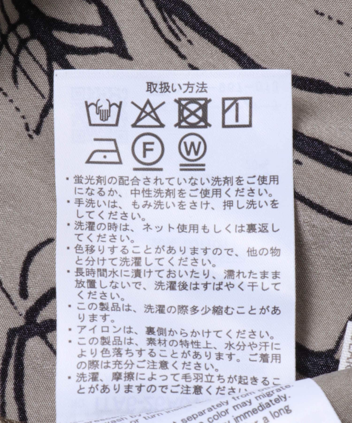 フラワープリントワンピース BRN FREE