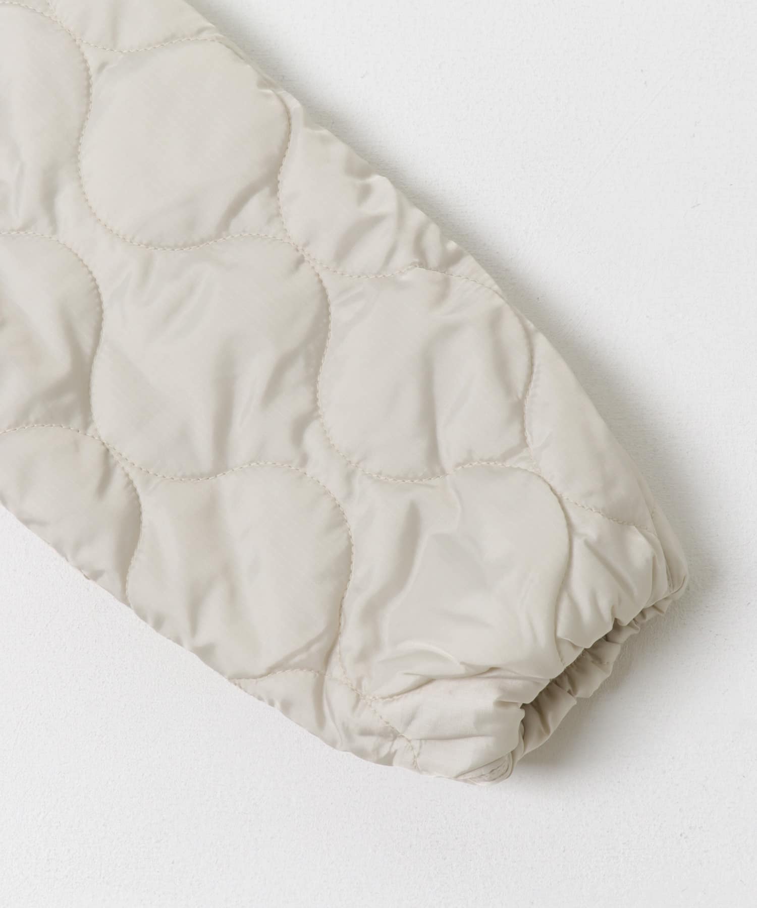 瓢箪キルト中綿ブルゾン ECRU FREE