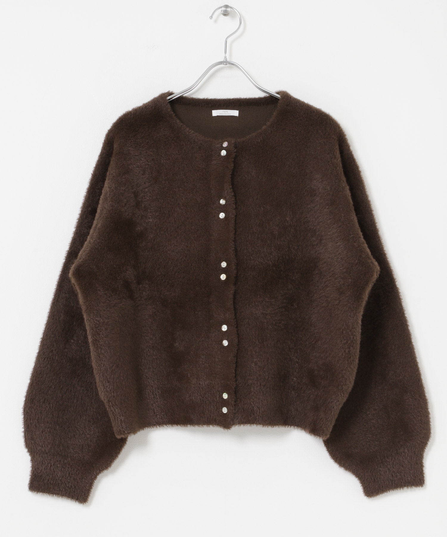 ダブルフェイスニットカーディガン