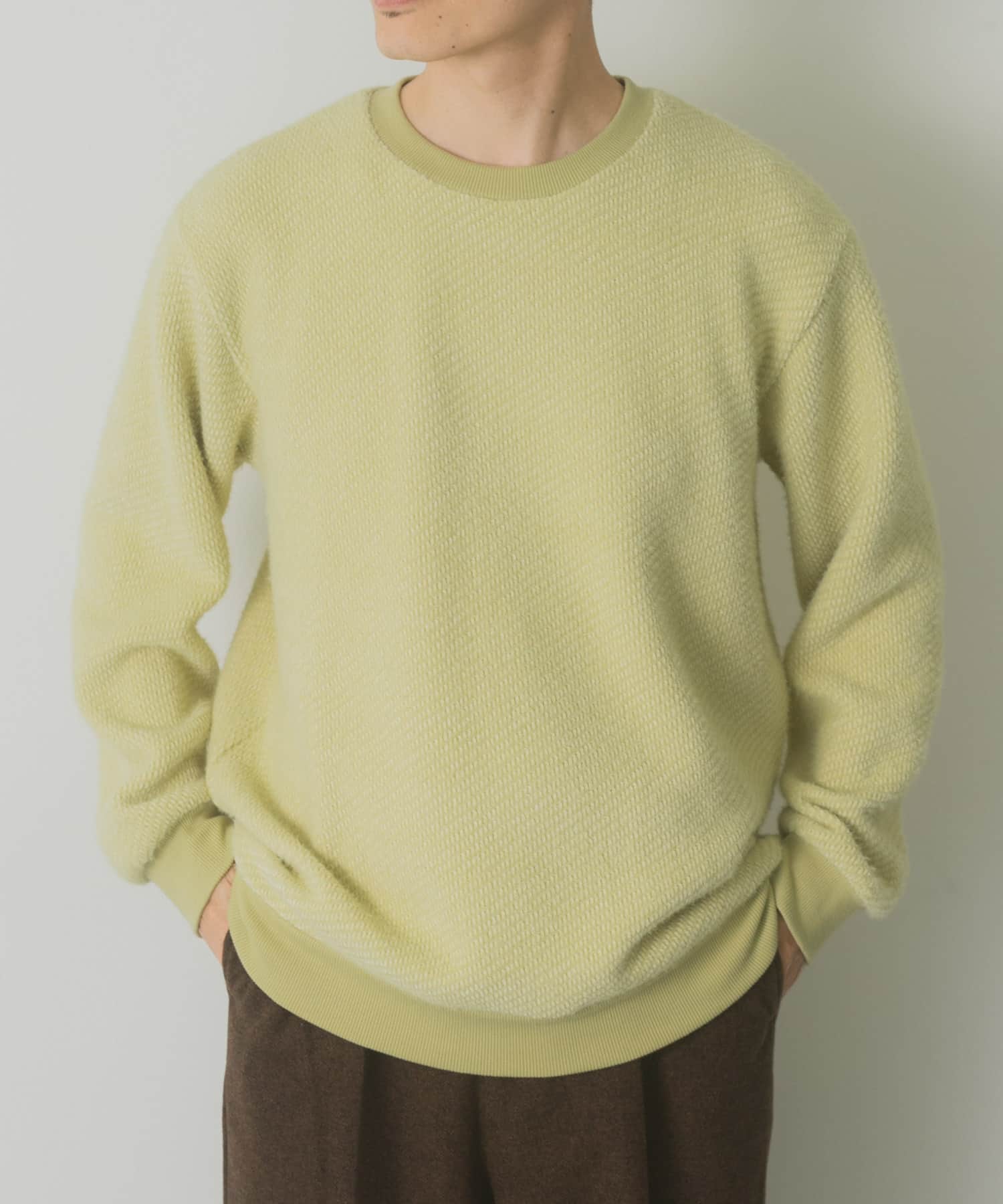 フェザーヤーン クルーネック ニットソー(M MOC): トップス｜URBAN
