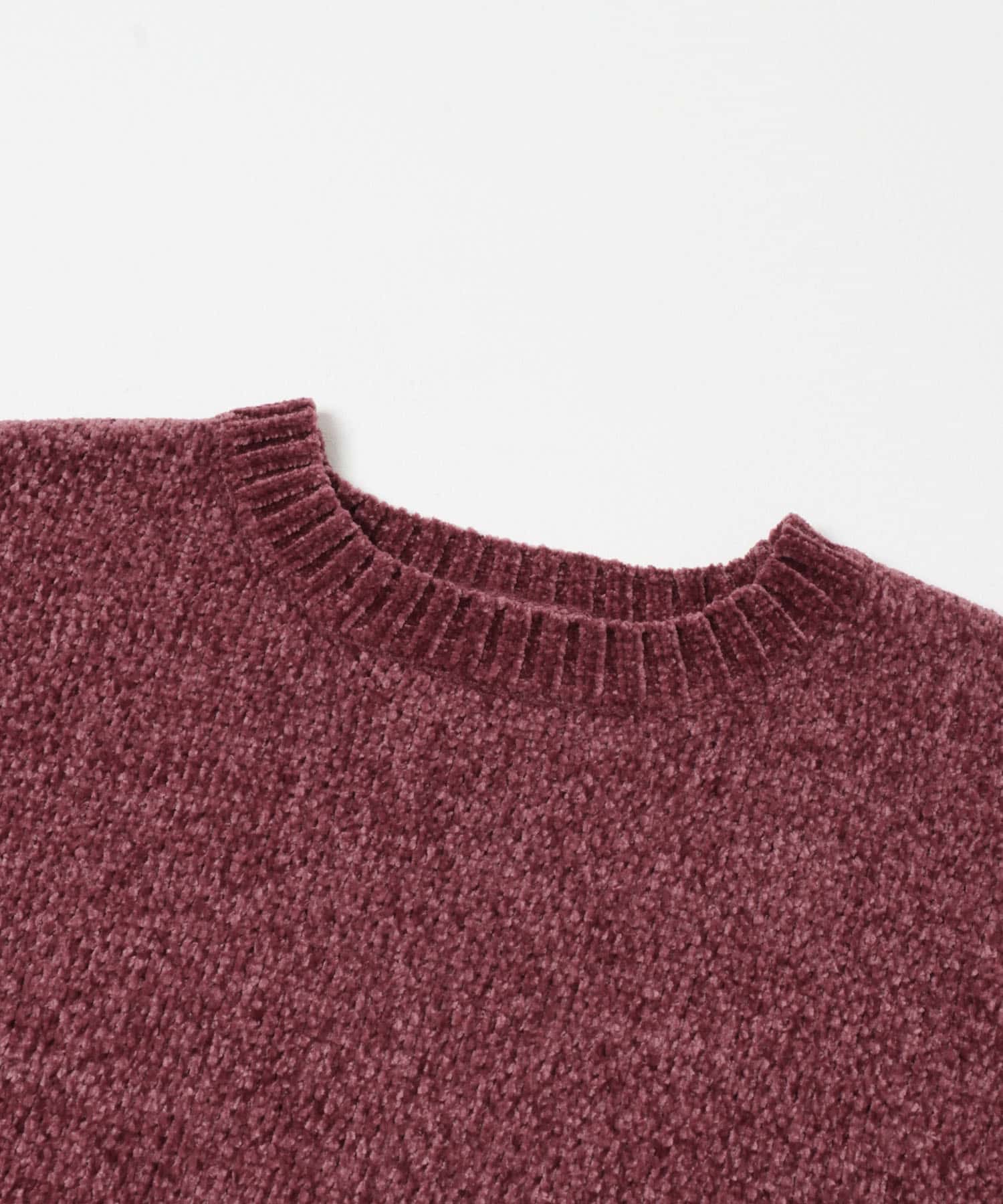 真冬の正解 モール クルーネック ニット BGD M