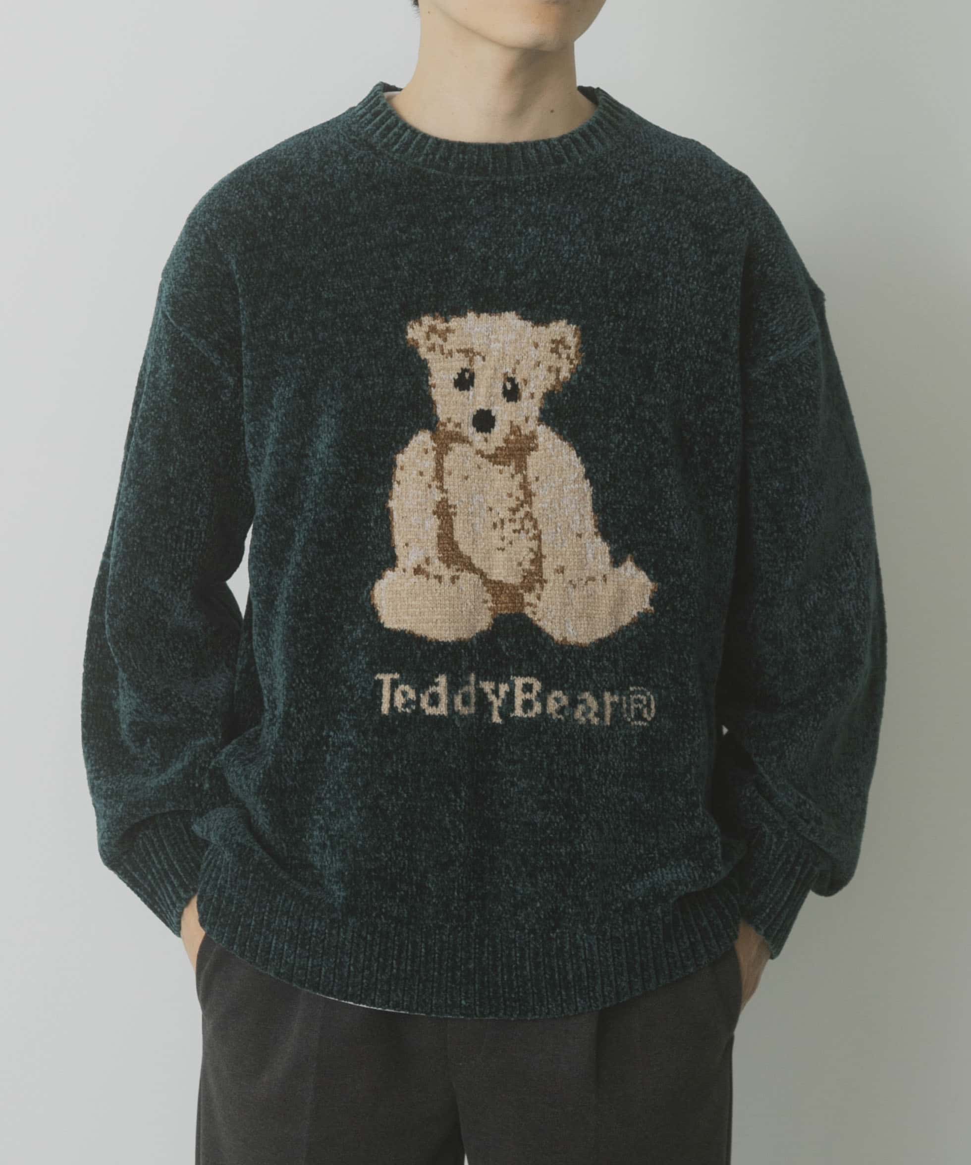 Teddy Bear モールクルーネックニット