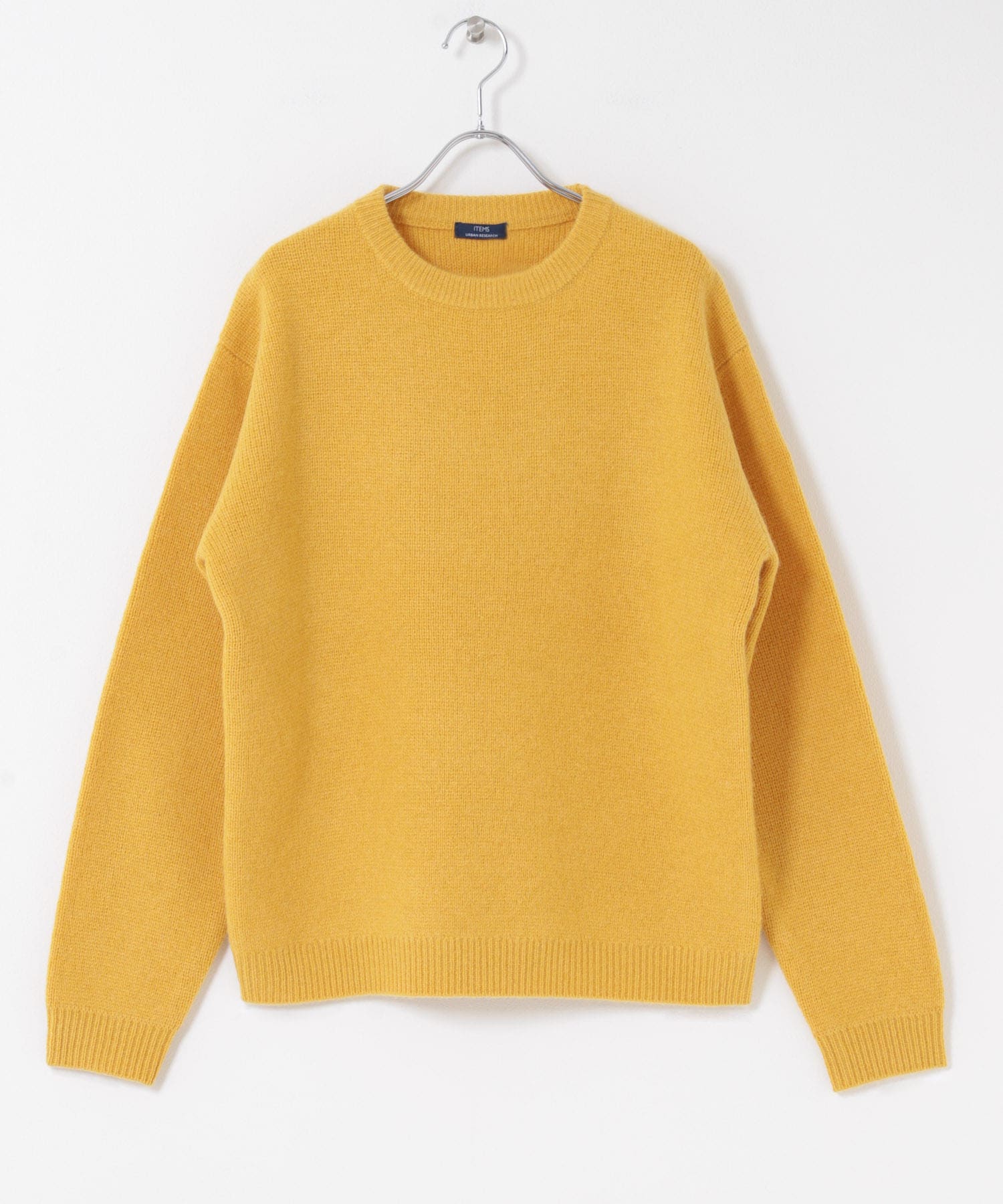 タスマニア メリノウール100 クルーネックニット