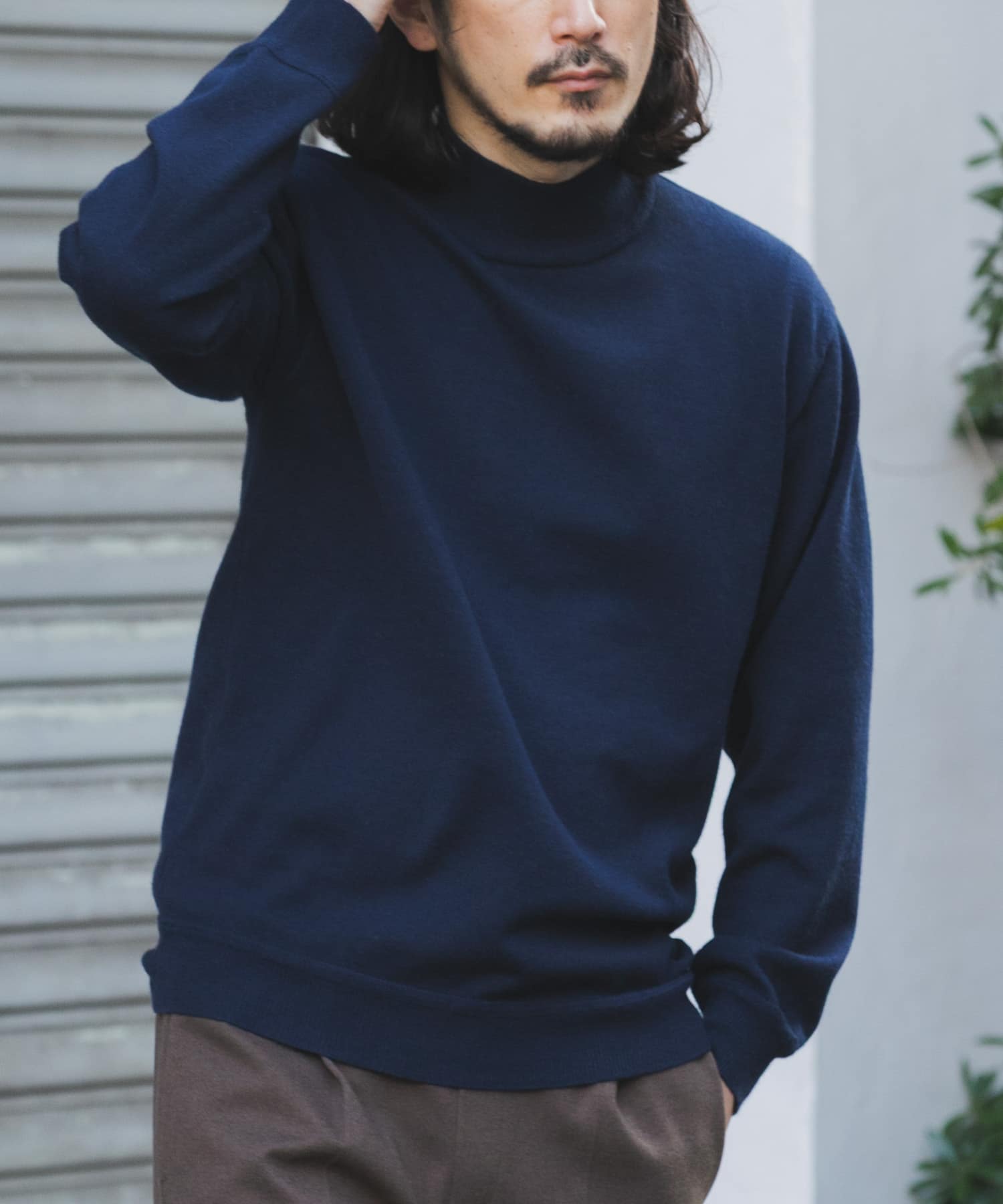 SILK×WOOL MIX ハイネックセーター(M BLK): トップス｜URBAN RESEARCH