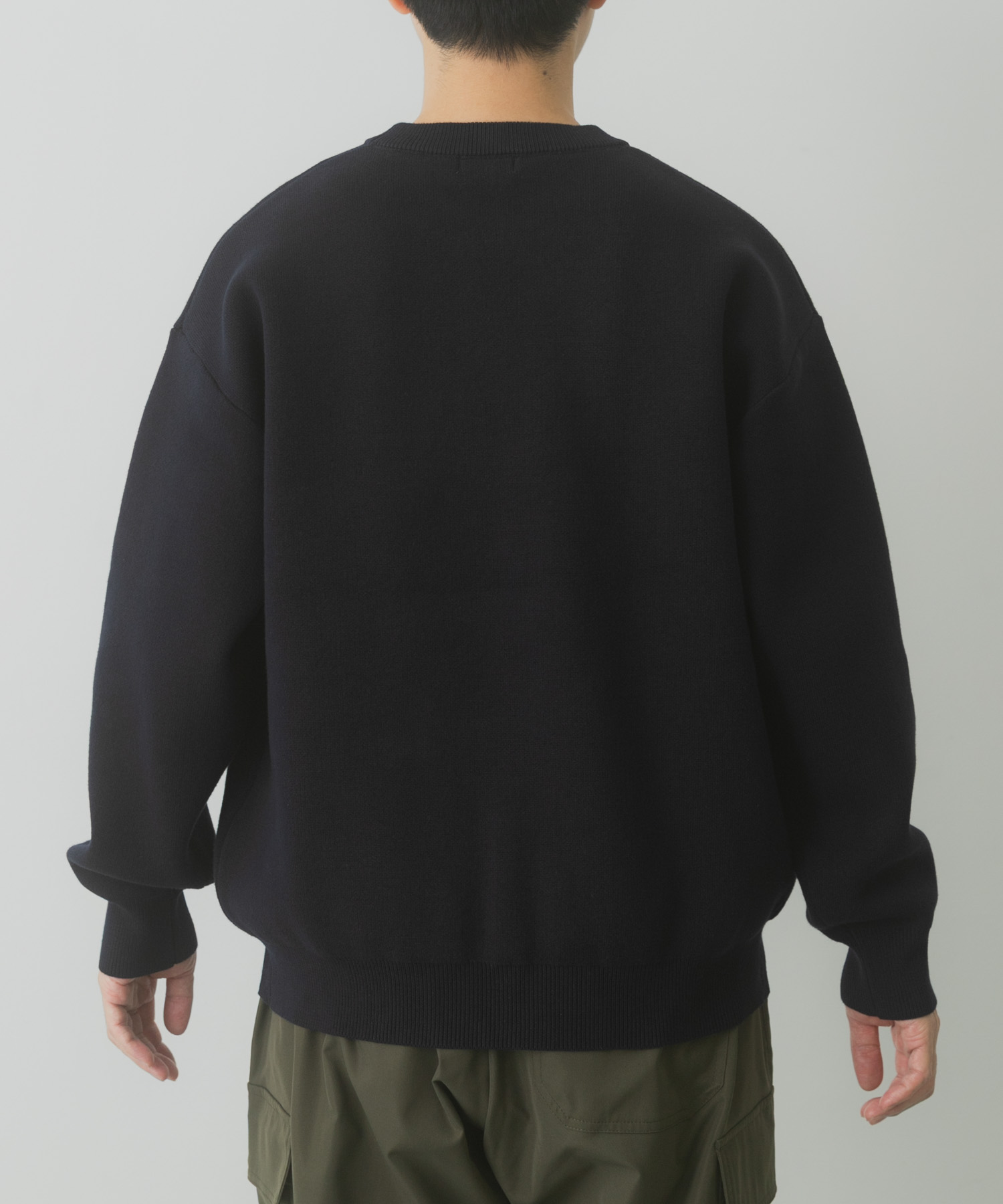 Teddy Bear スウェットライクニット NVY M