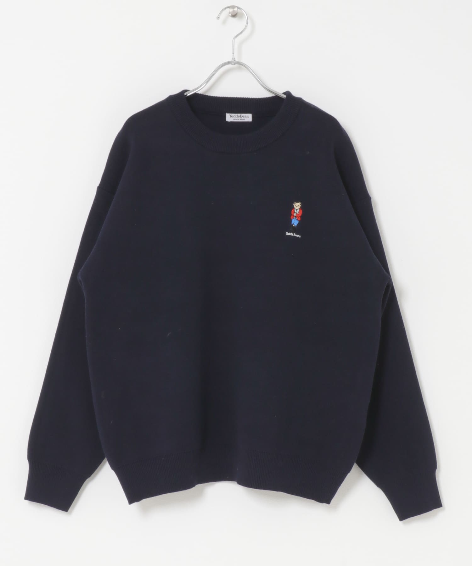 Teddy Bear スウェットライクニット NVY M