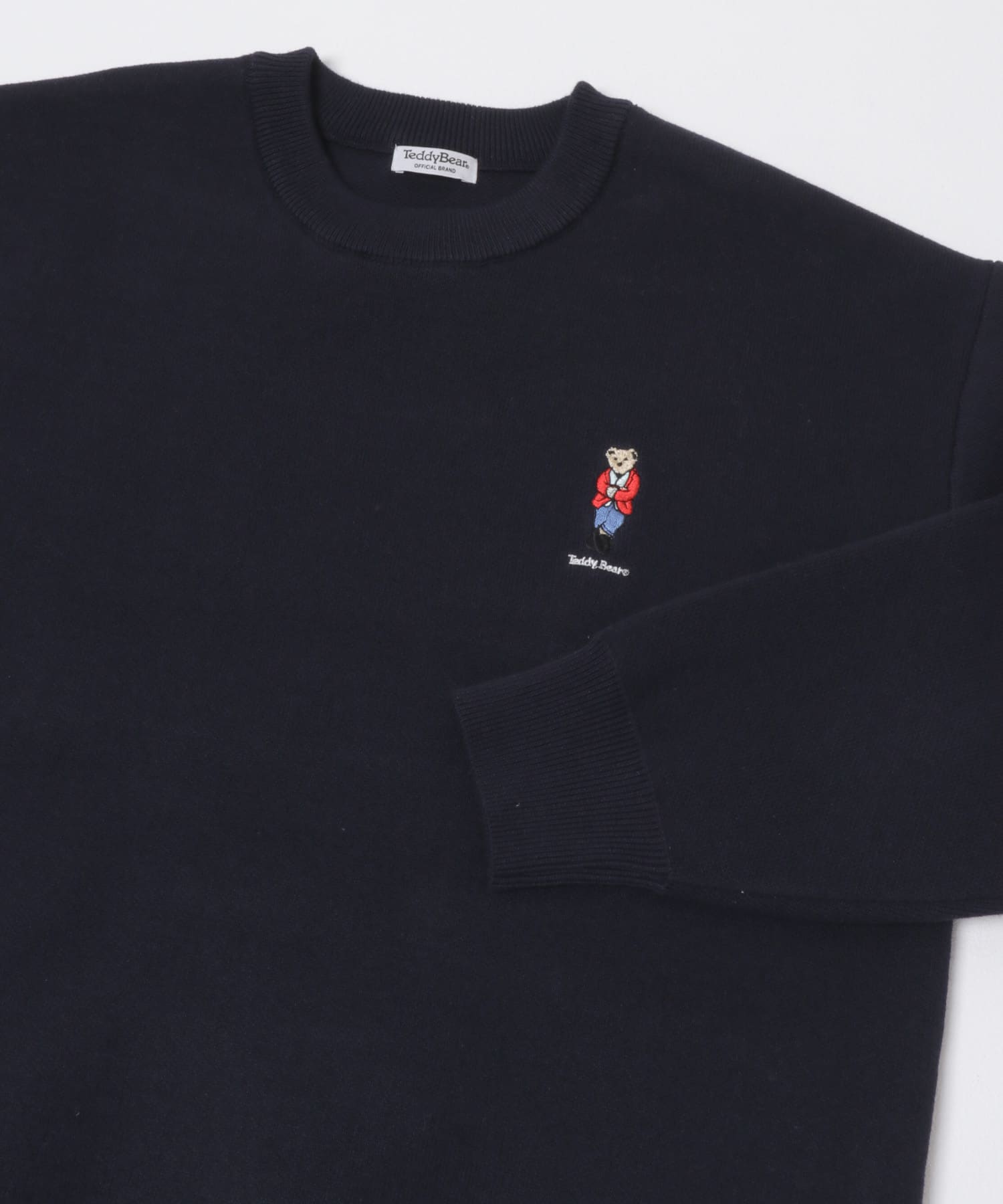 Teddy Bear スウェットライクニット NVY M