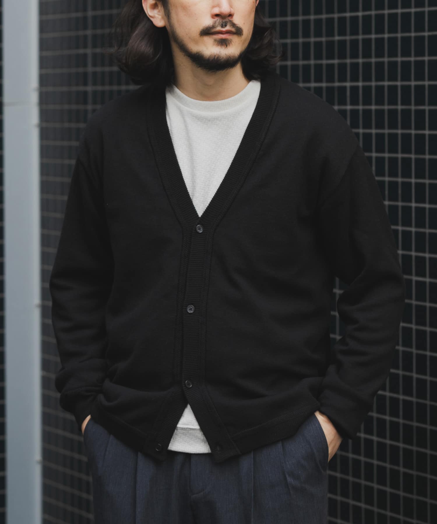 SILK×WOOL MIXニットカーディガン