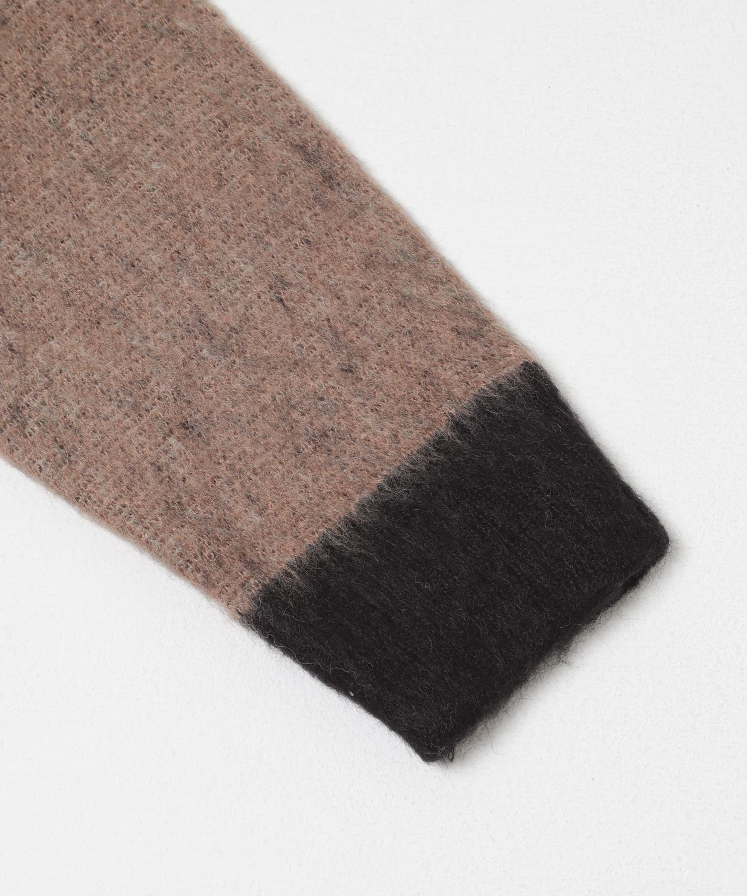 モヘヤタッチカモフラリラックスニット GRN M