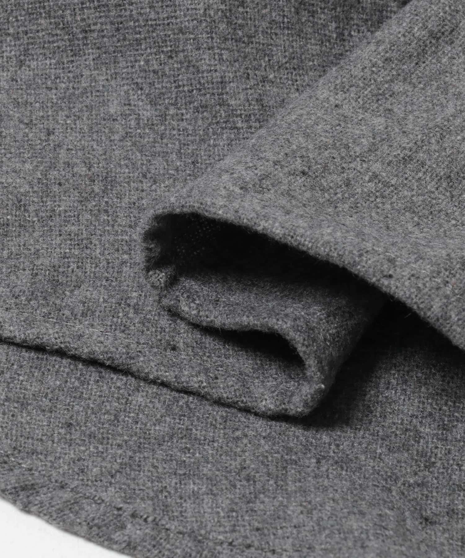 バイオウォッシュフランネルレギュラーシャツ GRY M