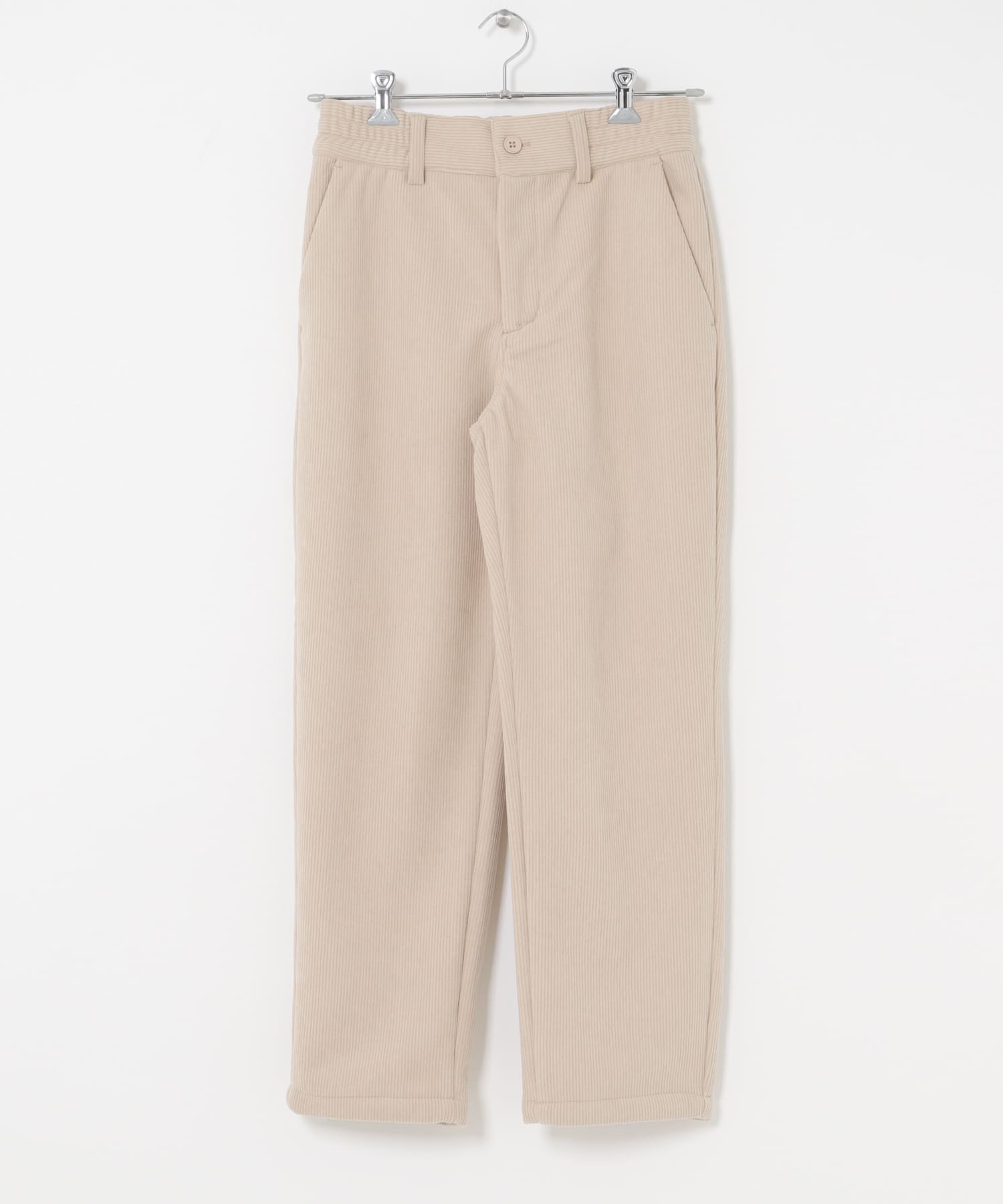 裏フリースボンディングコーデュロイパンツ L.BEG S