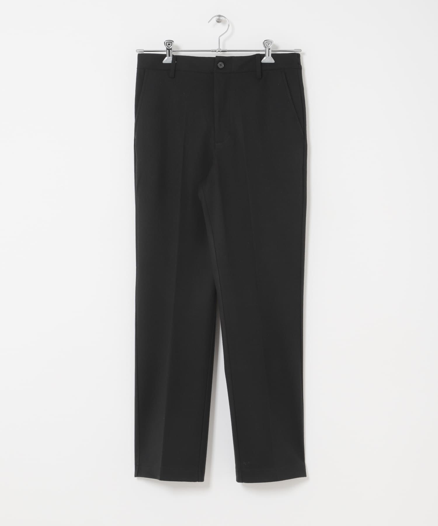 発熱機能 センタープレス スラックス BLK M