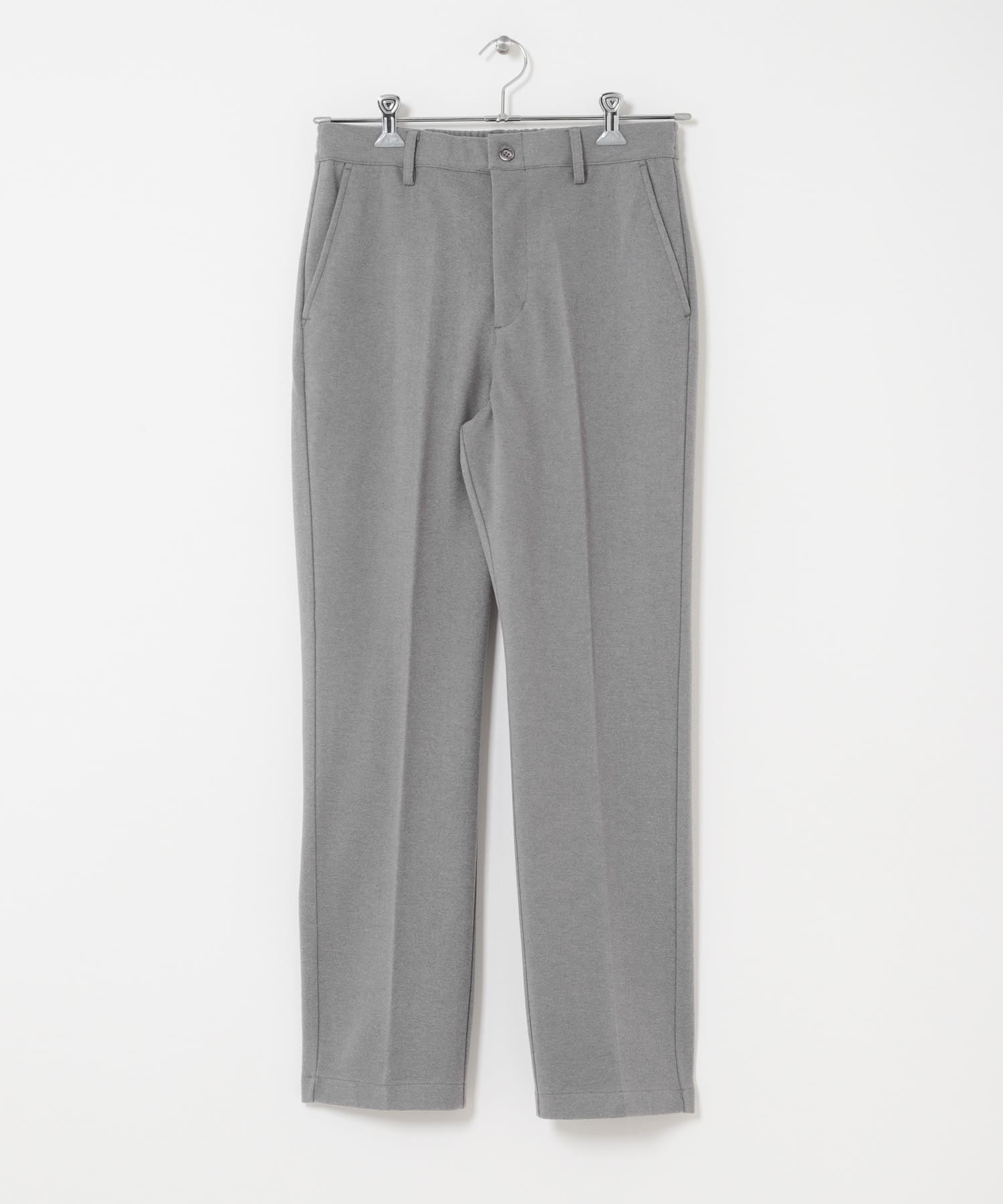 発熱機能 センタープレス スラックス GRY M