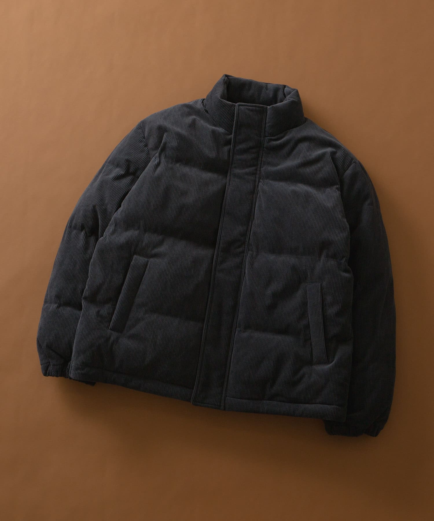 コーディロイ 中綿ハイネックジャケット