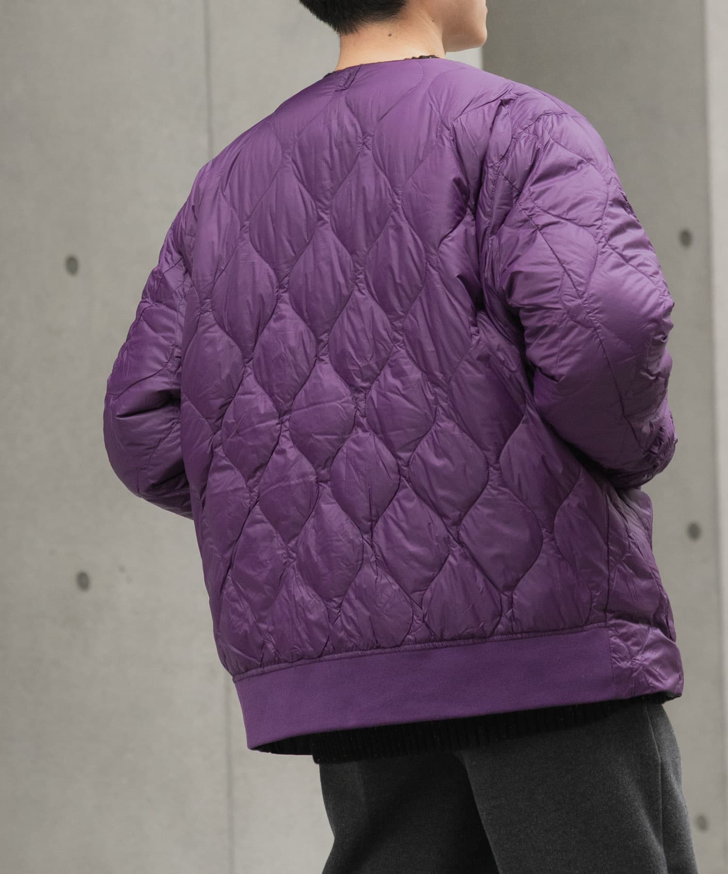 TAION Reversible MA-1 Down Jacket(XL BLK×PPL): アウター｜URBAN